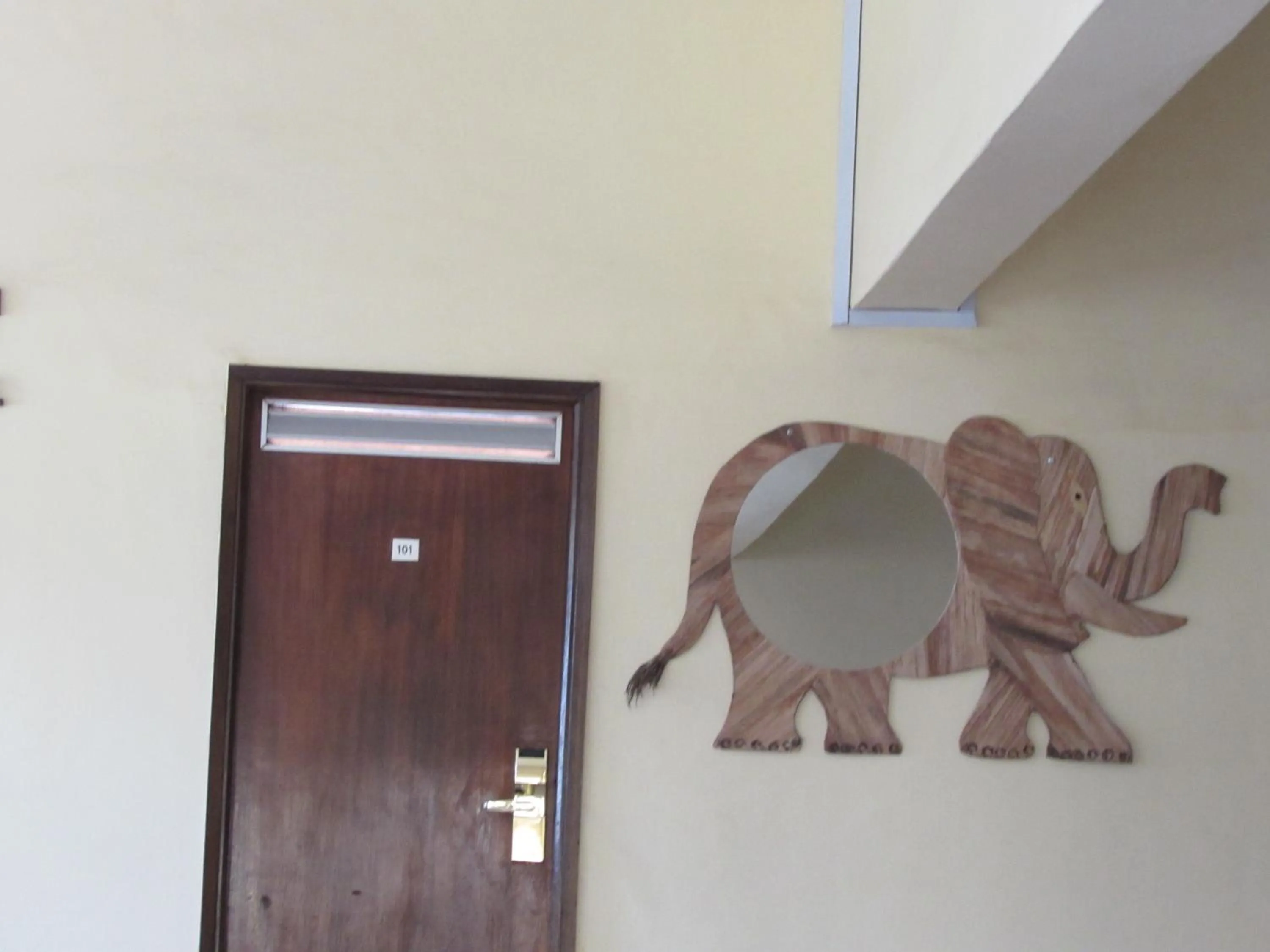 Decorative detail in Equator Hotel