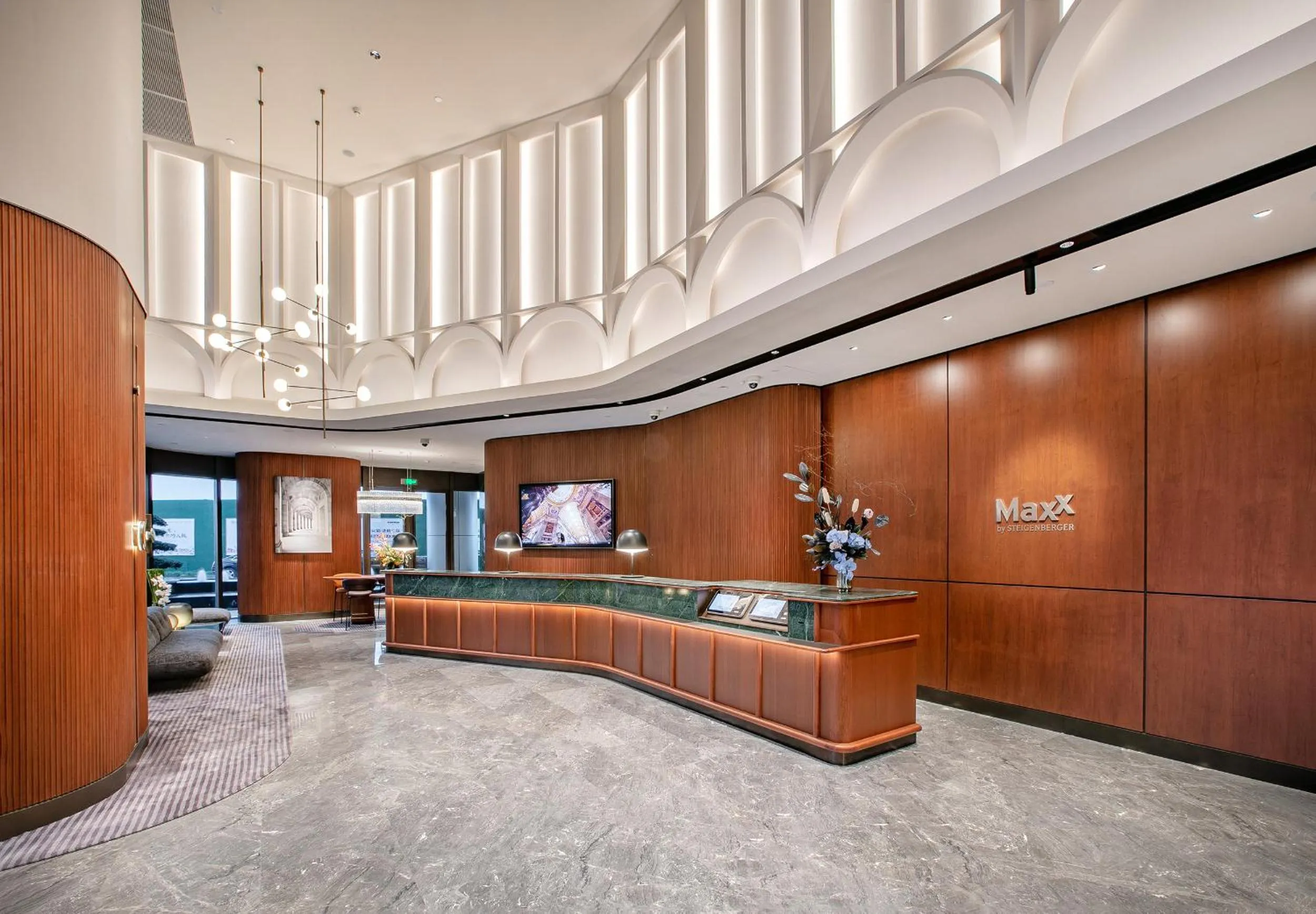 Lobby or reception in MaxX By Steigenberger Shanghai,Hongqiao