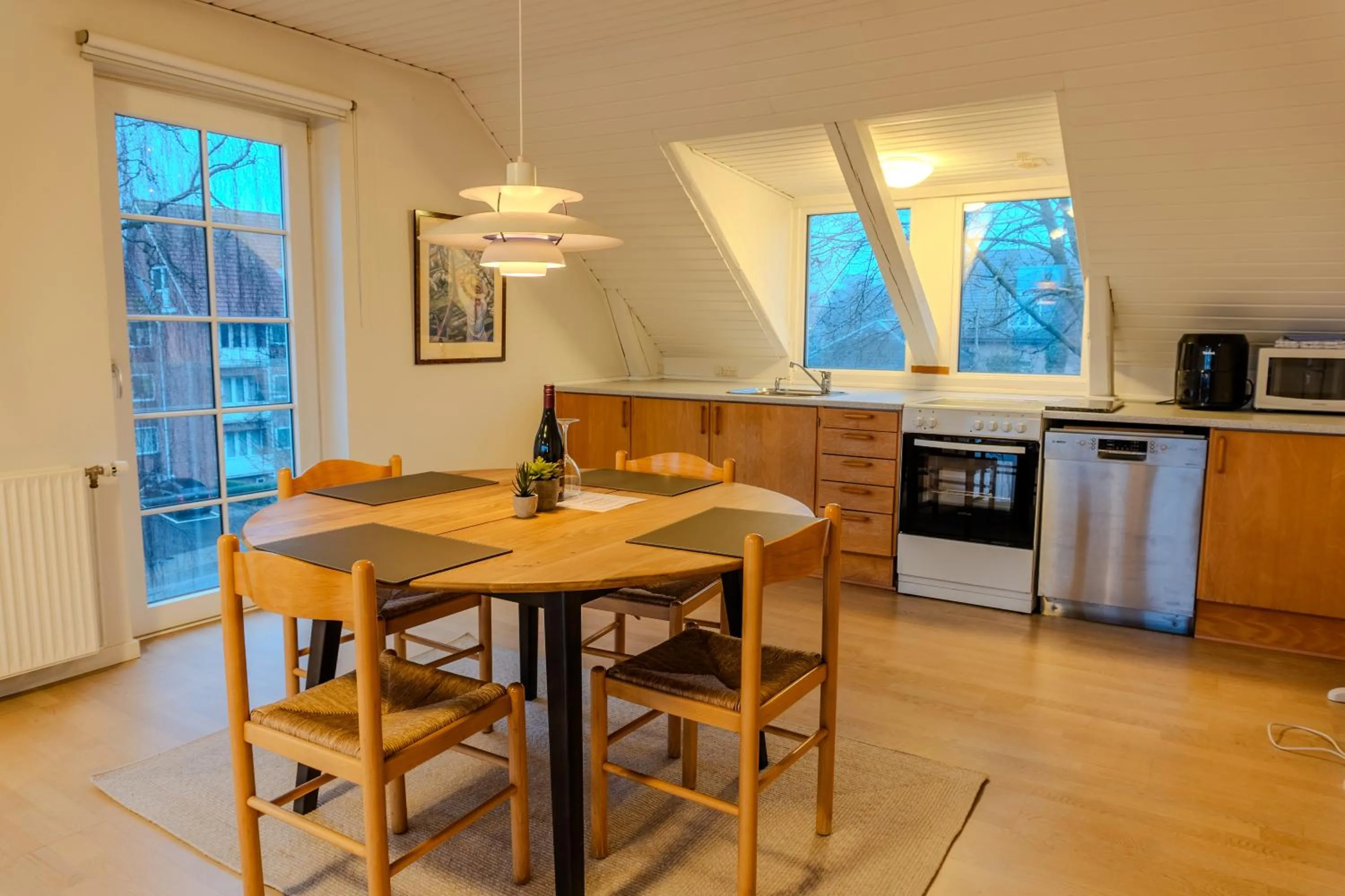 Living room in Villa Apartments Viborg