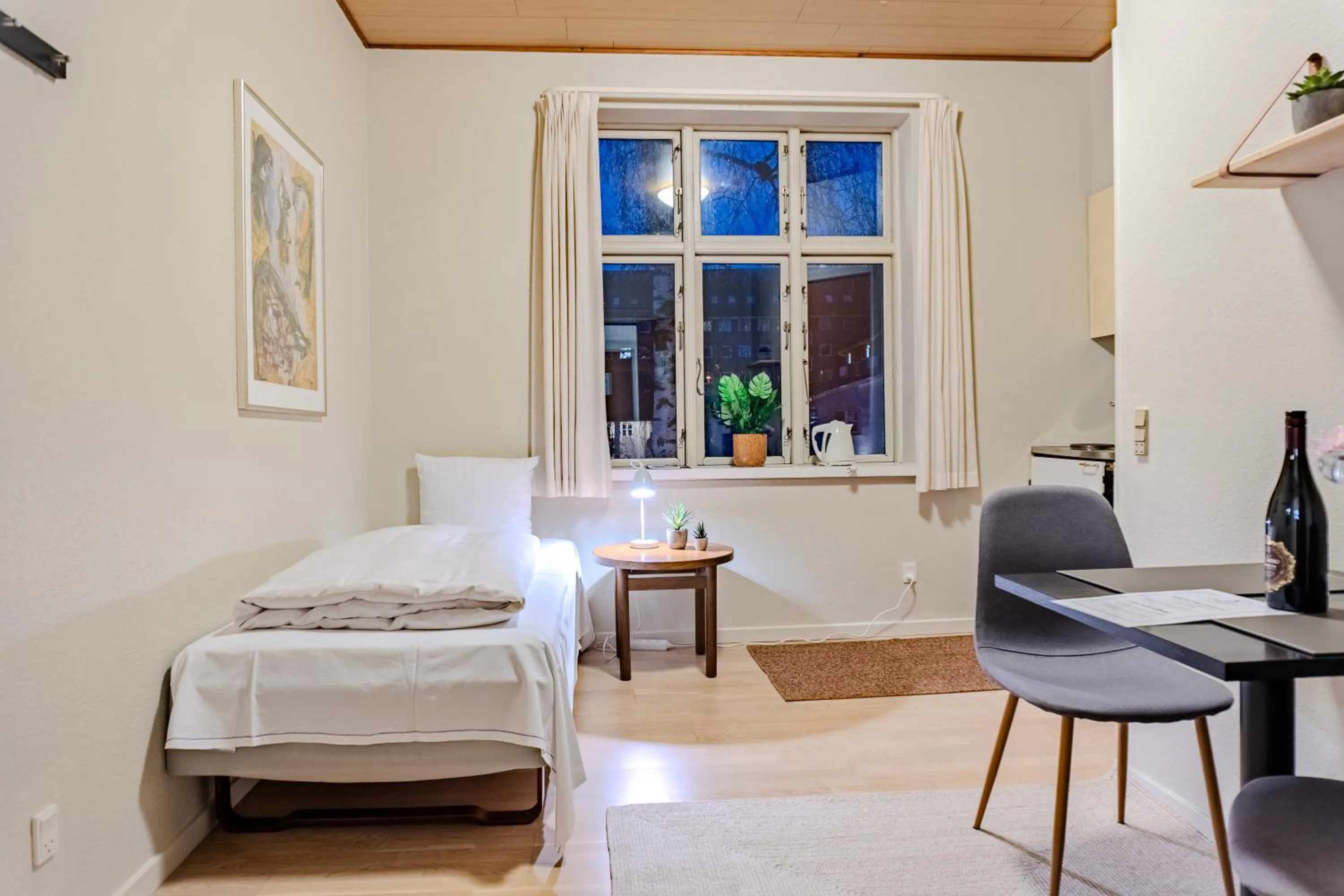 Bed in Villa Apartments Viborg