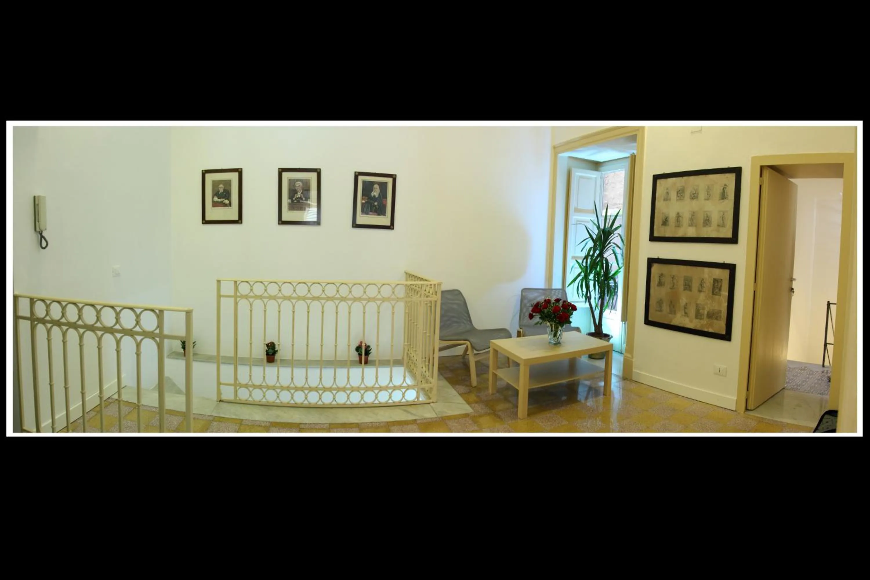 Communal lounge/ TV room in B&B Giulio Cesare 24