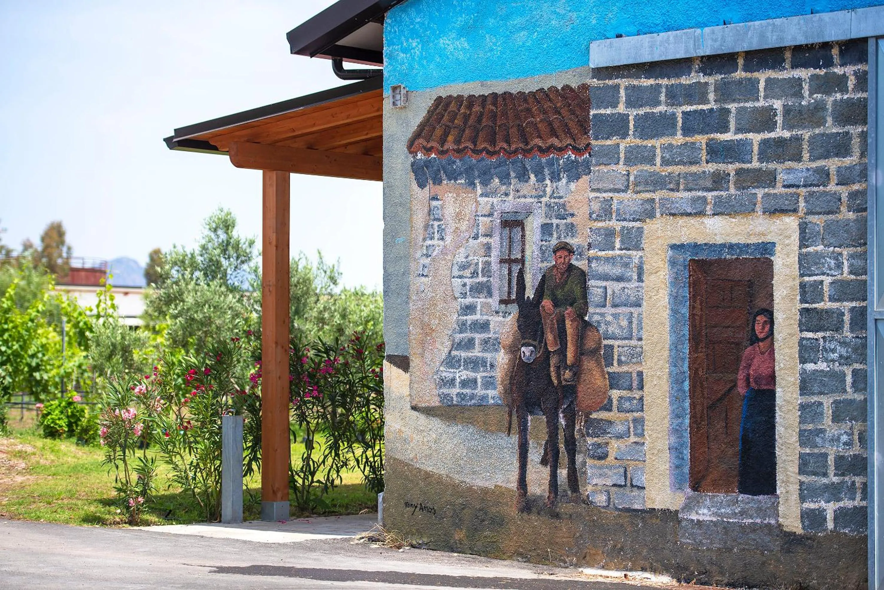 Decorative detail in Hotel Rurale Orti di Nora & SPA