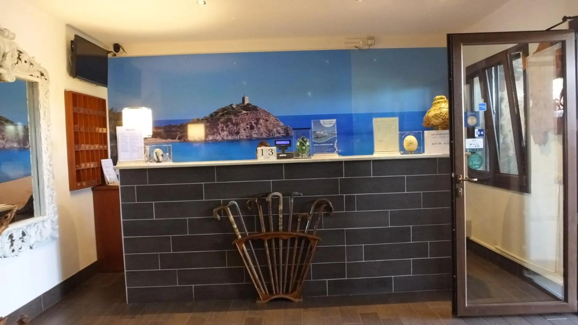 Lobby or reception in Hotel Rurale Orti di Nora & SPA