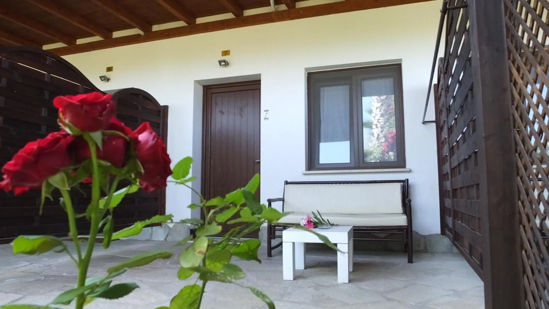 Patio in Hotel Rurale Orti di Nora & SPA