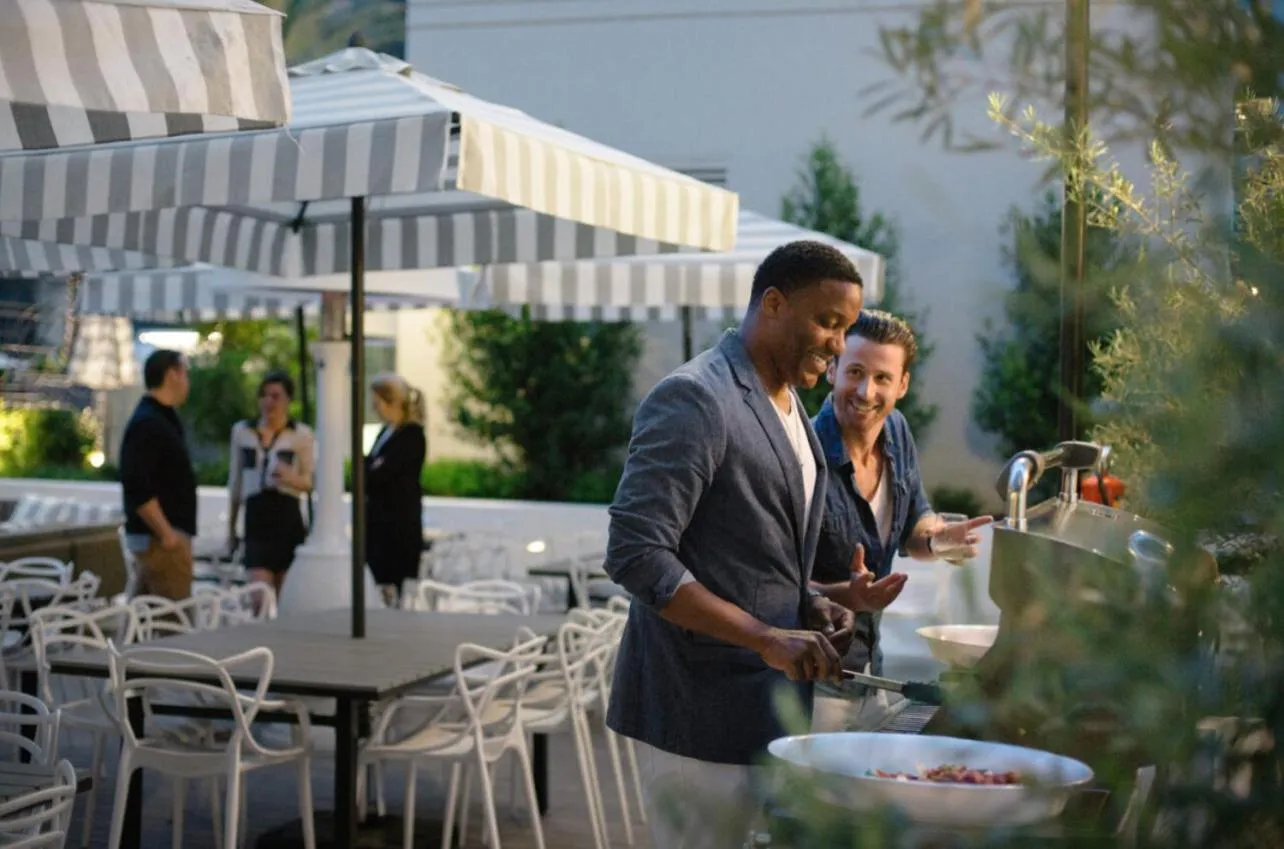 BBQ facilities in Level Los Angeles - Downtown South Olive