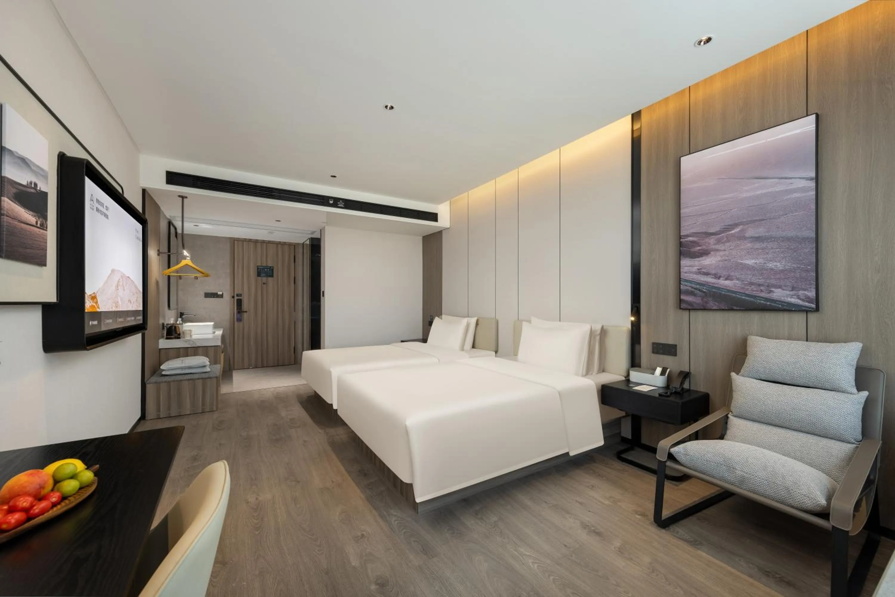 Bedroom, Bed in Atour Hotel Zhongshan Henglan Chang New Times Square