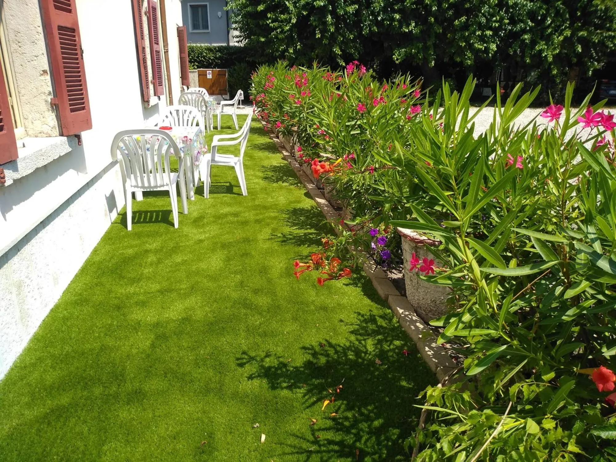 Garden in Albergo Grifone 1891