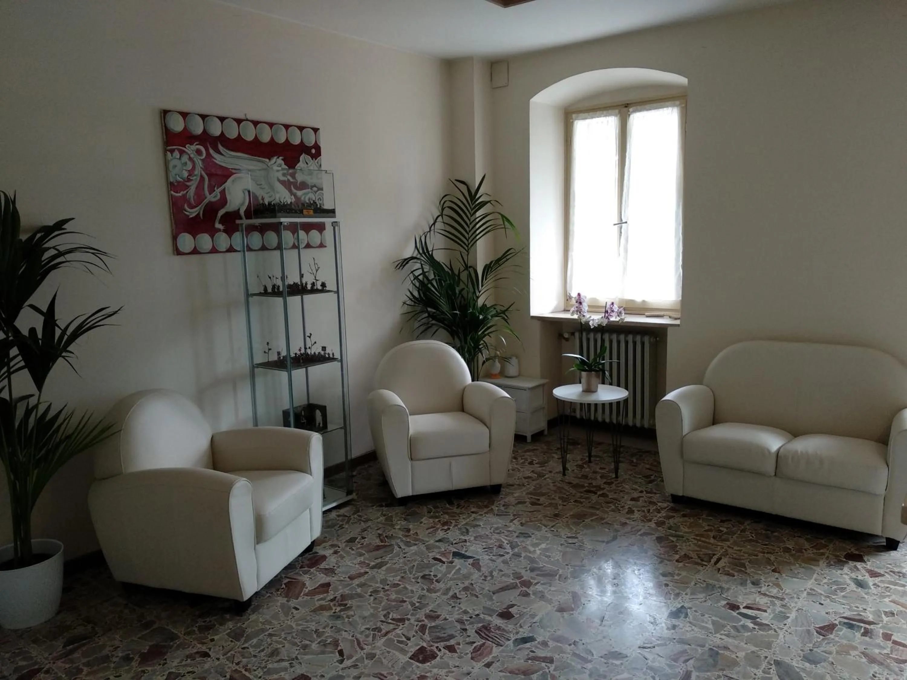 Lobby or reception in Albergo Grifone 1891