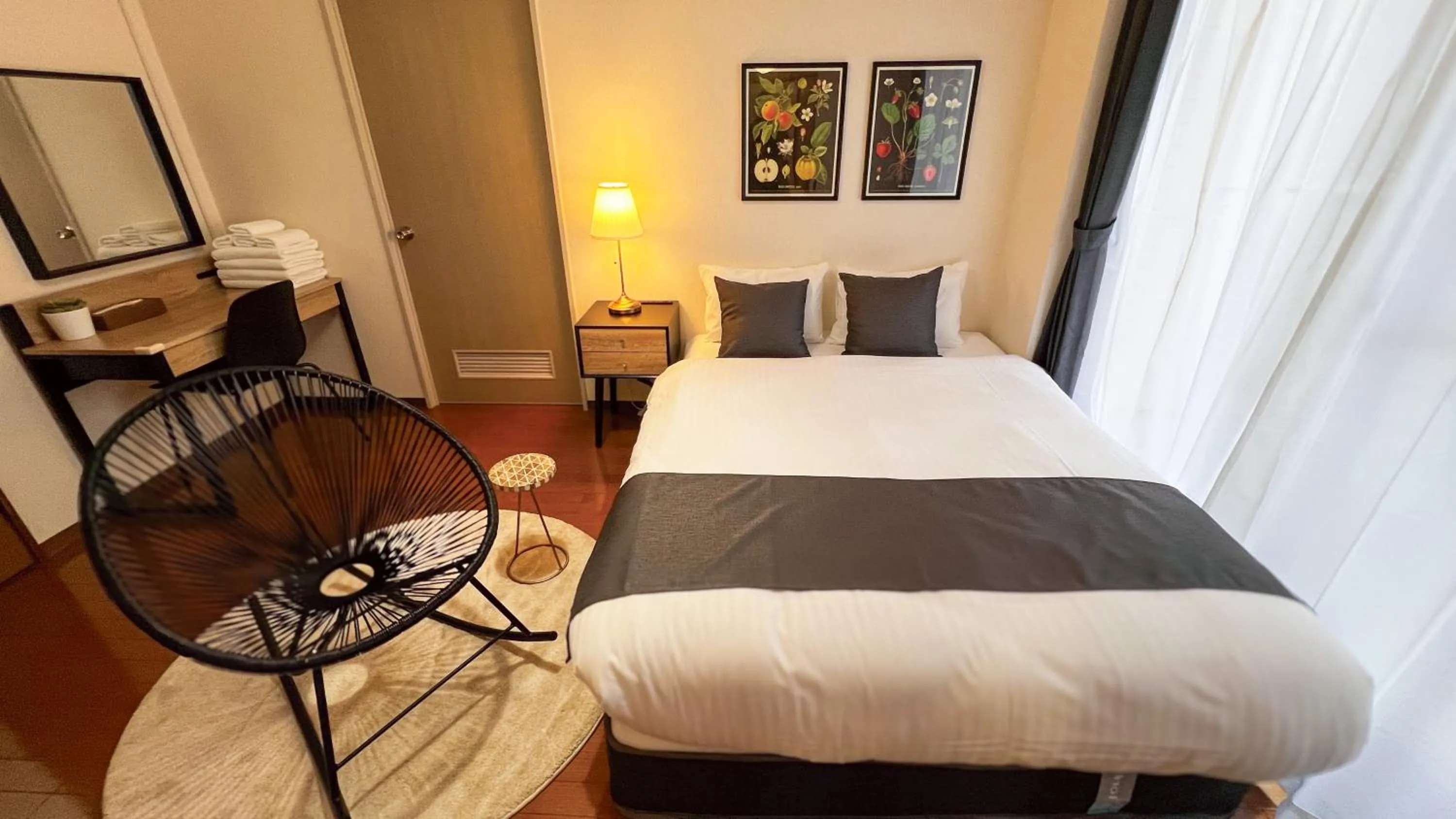 Two-Bedroom Apartment with Balcony in OUCHI HOTEL Kawaramachi