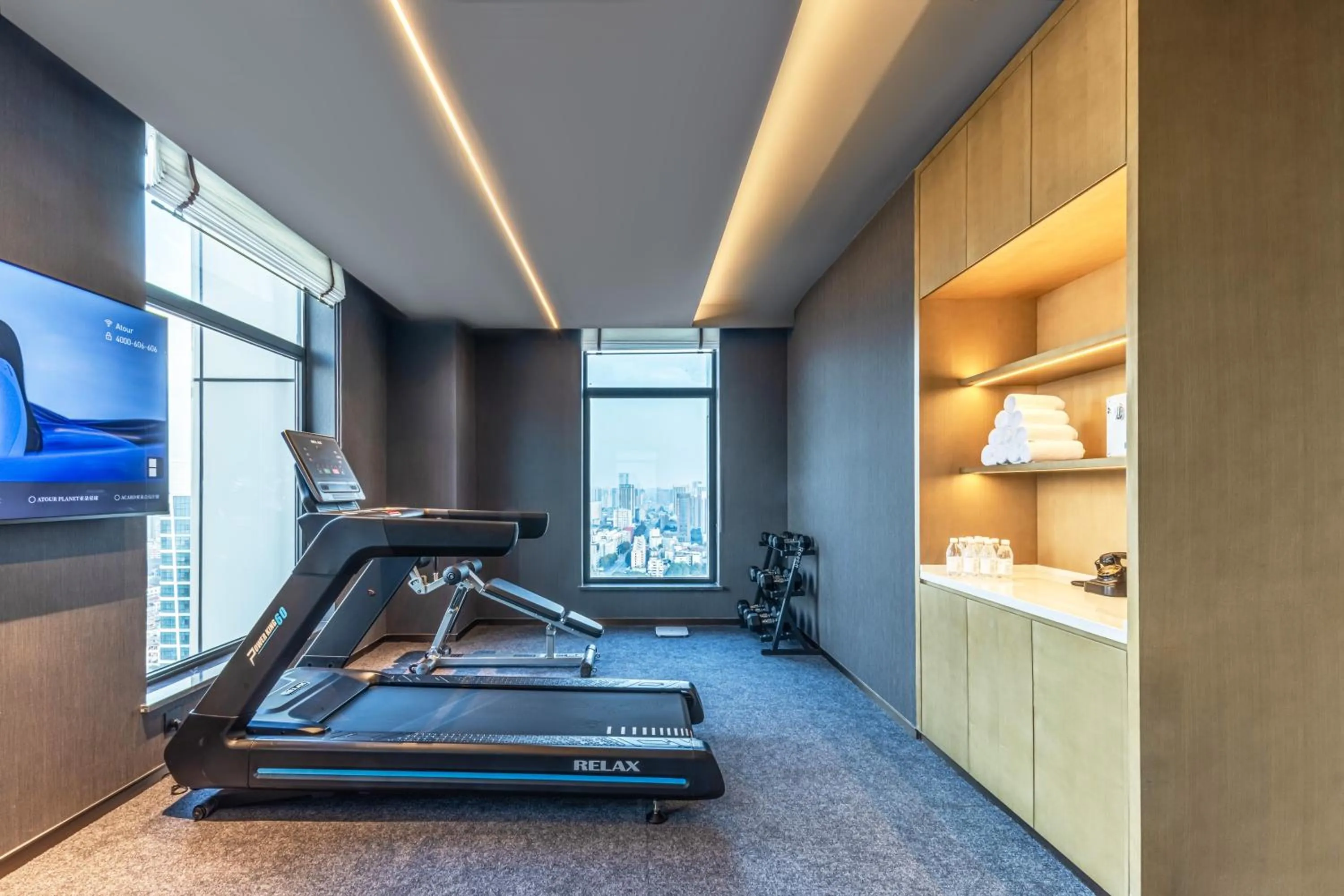 Fitness centre/facilities in Atour Hotel Wuhan Yellow Crane Tower Shouyi Plaza