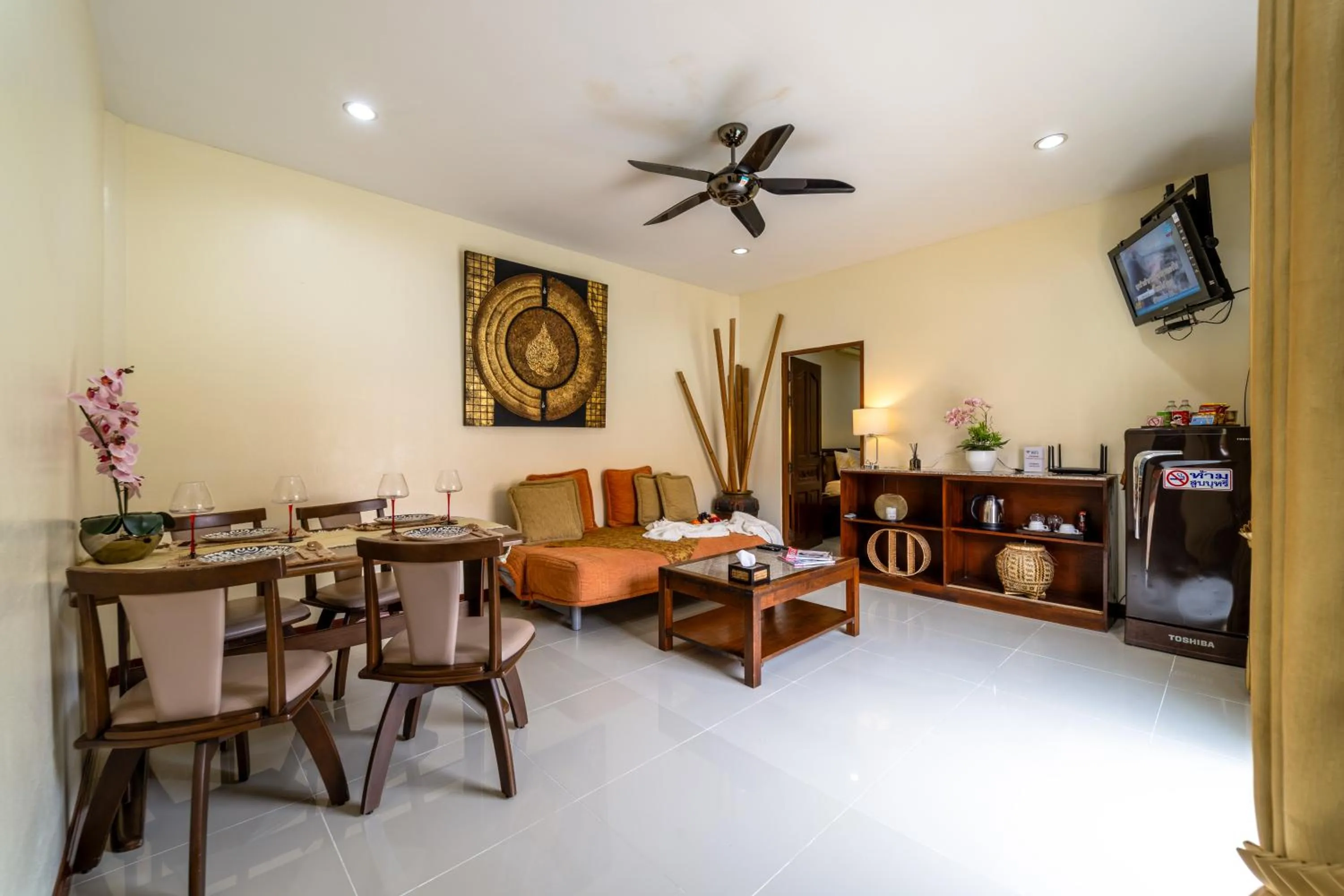 Seating area in Siam Court Hotel and Resort