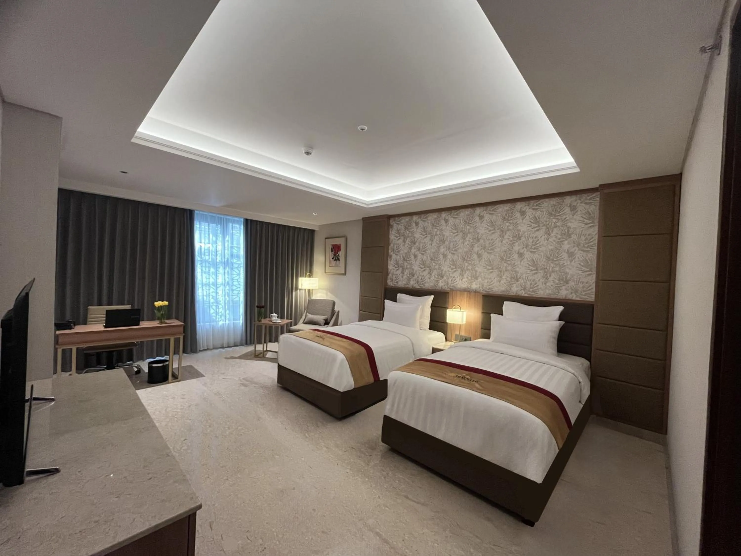 Bedroom, Bed in Grand Travello Hotel Bekasi