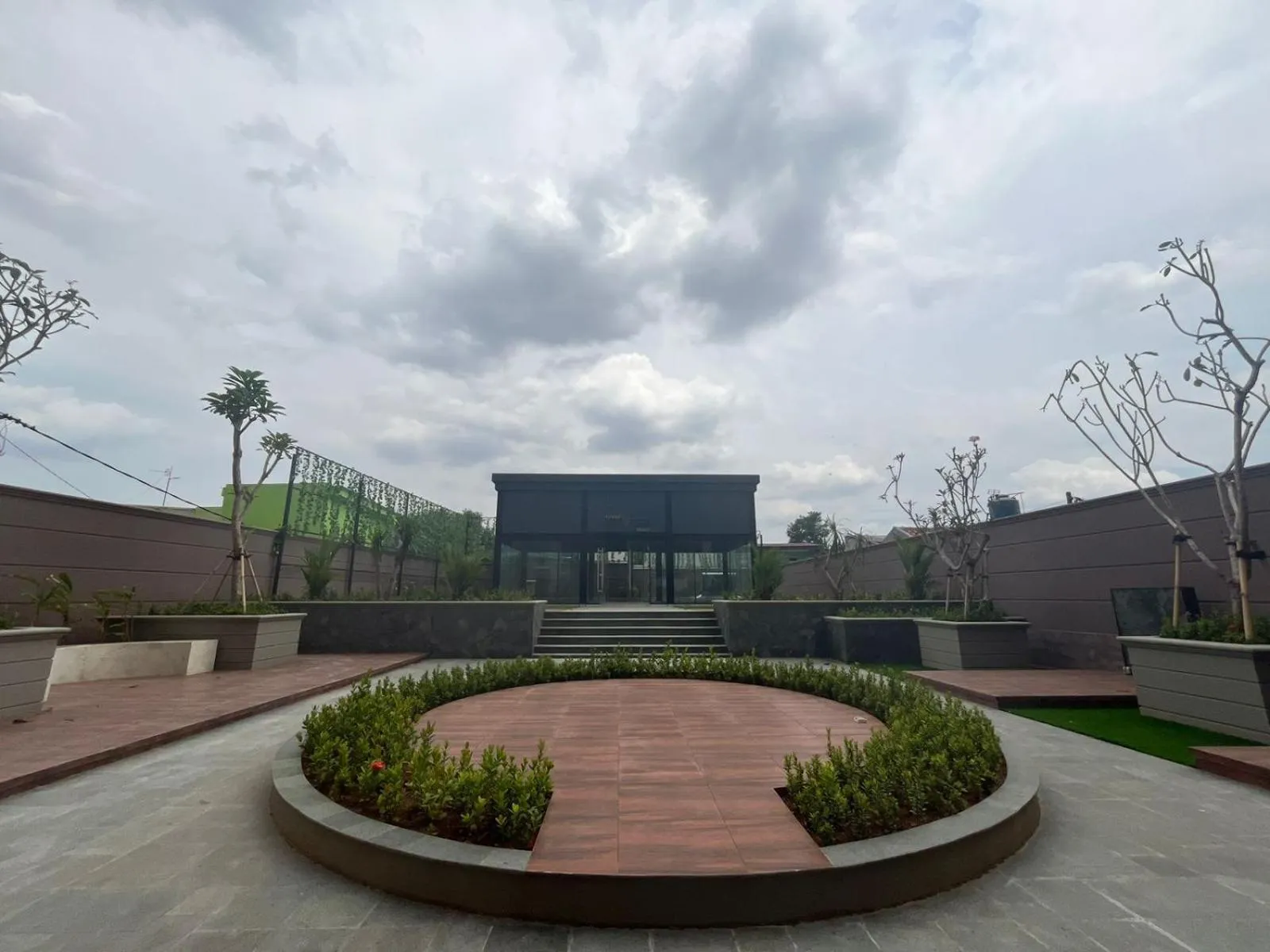 Garden view in Grand Travello Hotel Bekasi