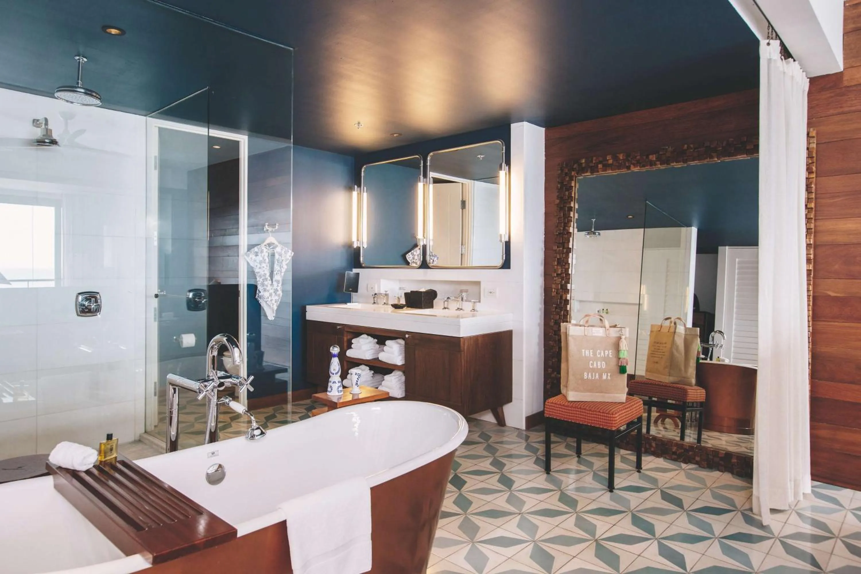 Bathroom in The Cape, A Thompson Hotel, by Hyatt