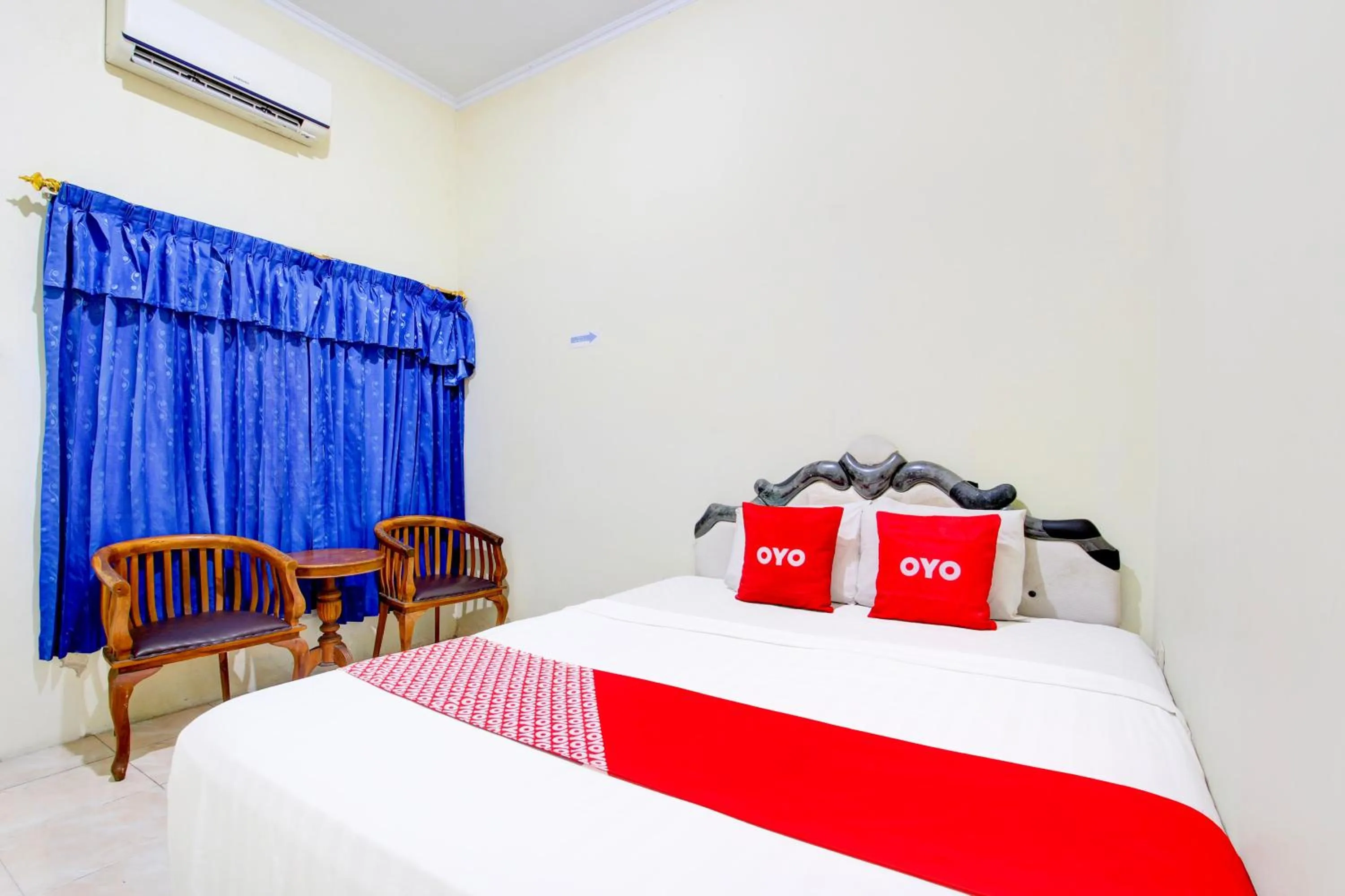 Bedroom, Bed in Hotel O Jalan Malioboro Near Stasiun Tugu Yogyakarta Formerly Hotel Baru