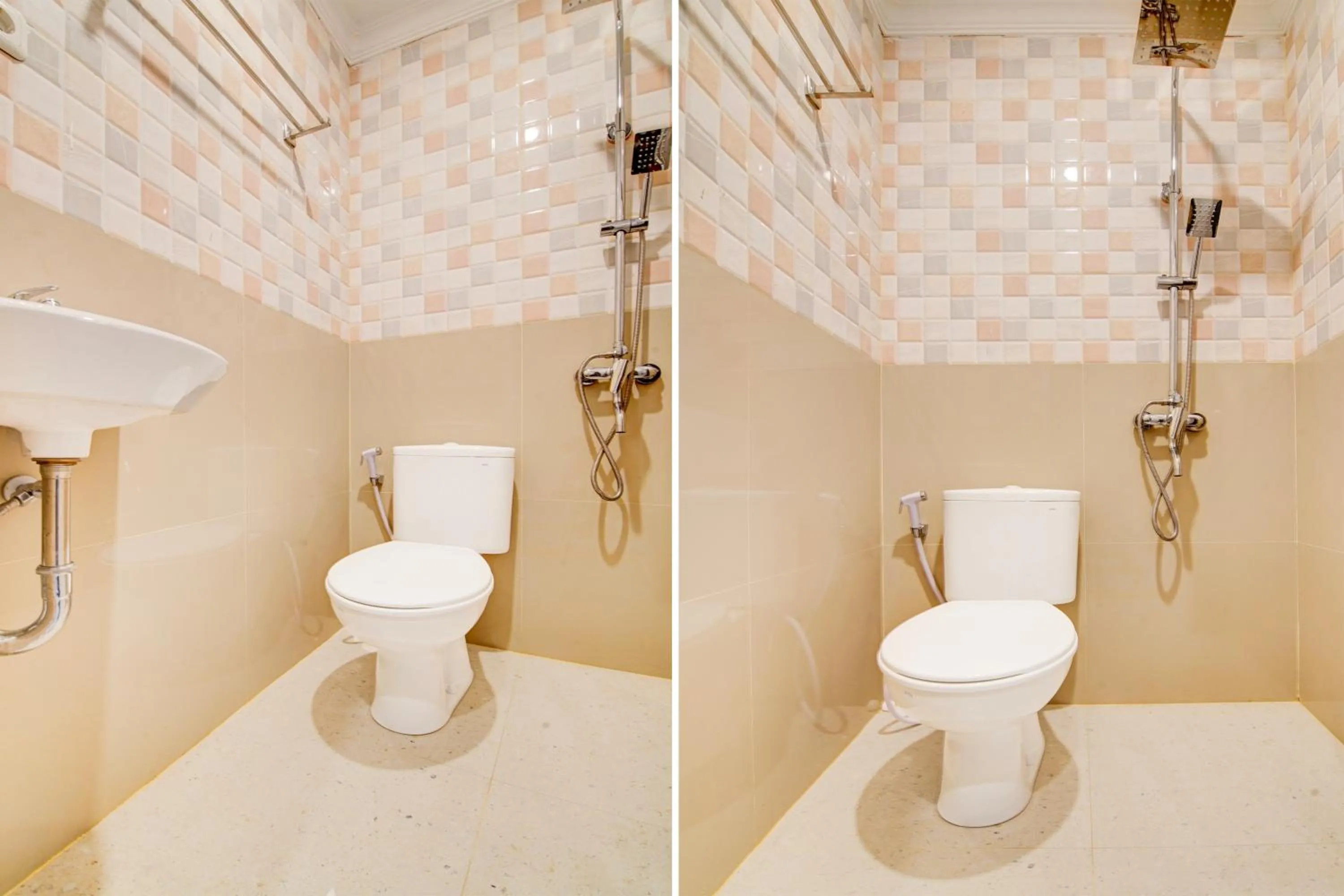 Bathroom in Collection O Pusat Kota Pekanbaru Near Rumah Sakit Prima Formerly King's Homestay