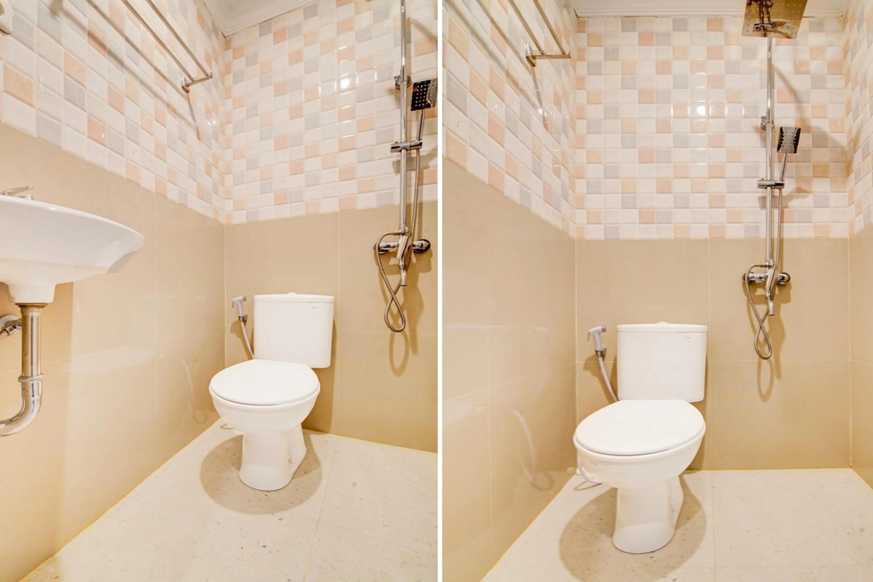 Bathroom in Collection O Pusat Kota Pekanbaru Near Rumah Sakit Prima Formerly King's Homestay