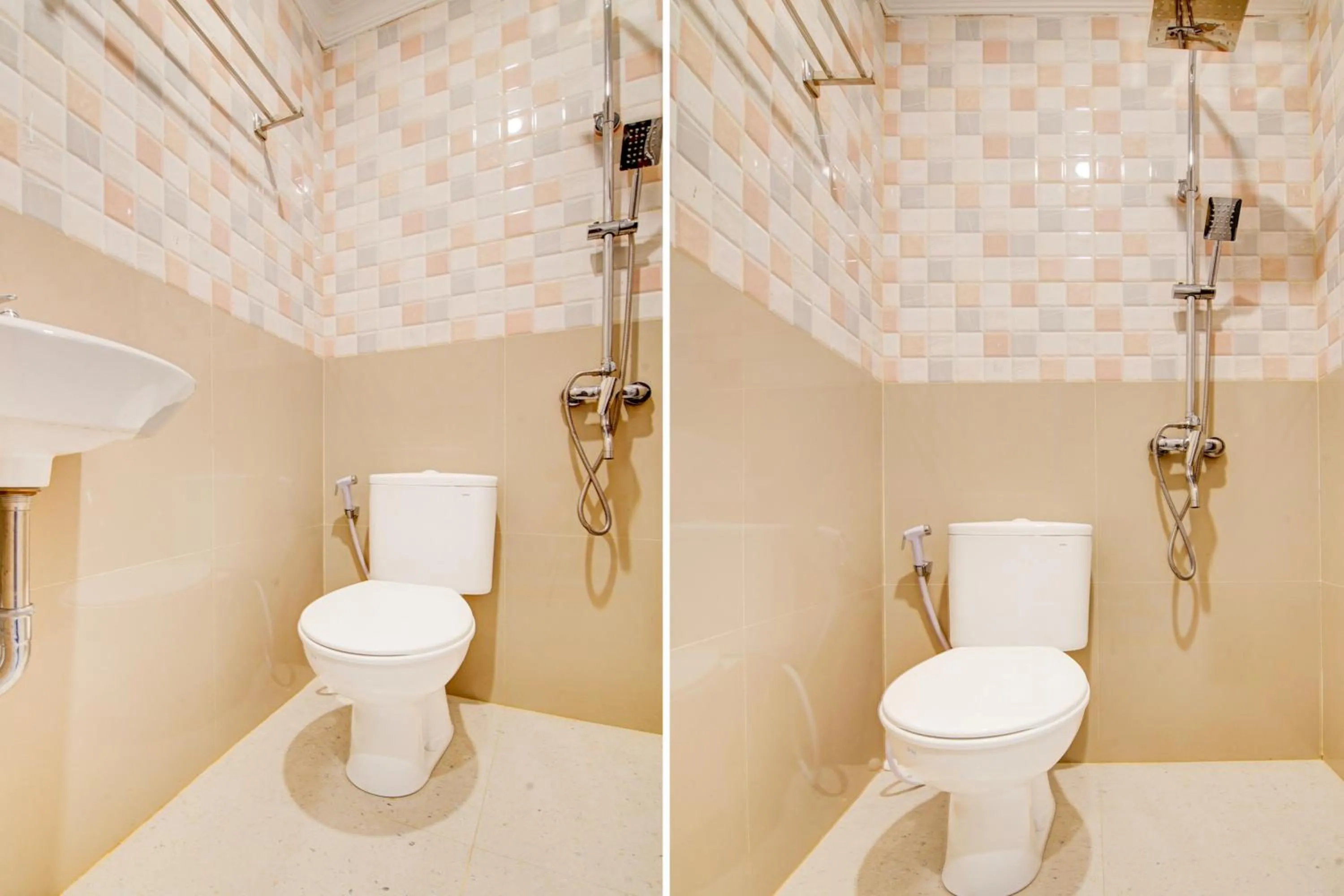 Bathroom in Collection O Pusat Kota Pekanbaru Near Rumah Sakit Prima Formerly King's Homestay