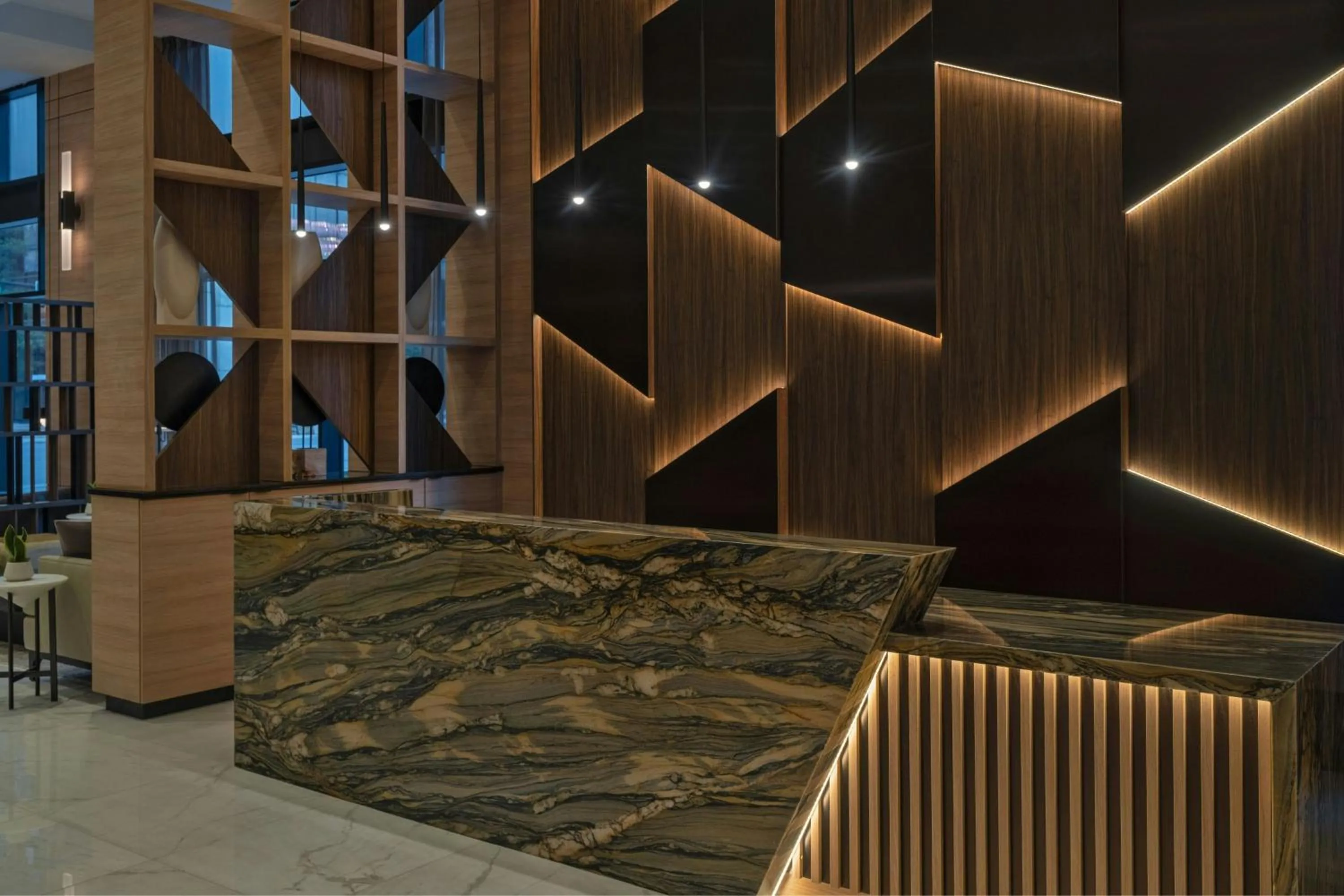 Lobby or reception in AC Hotel by Marriott Wichita Downtown