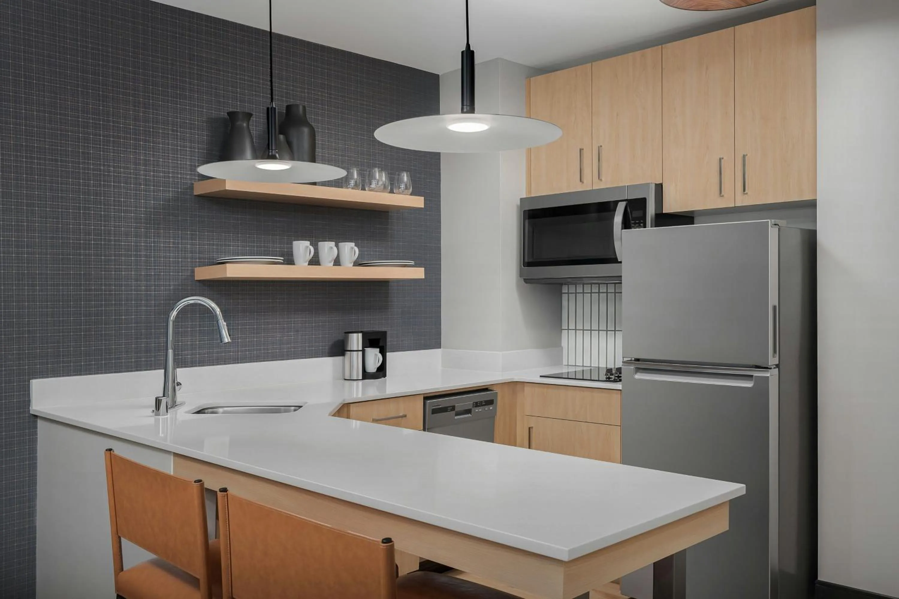 Kitchen or kitchenette in Residence Inn by Marriott Seattle Northgate Station