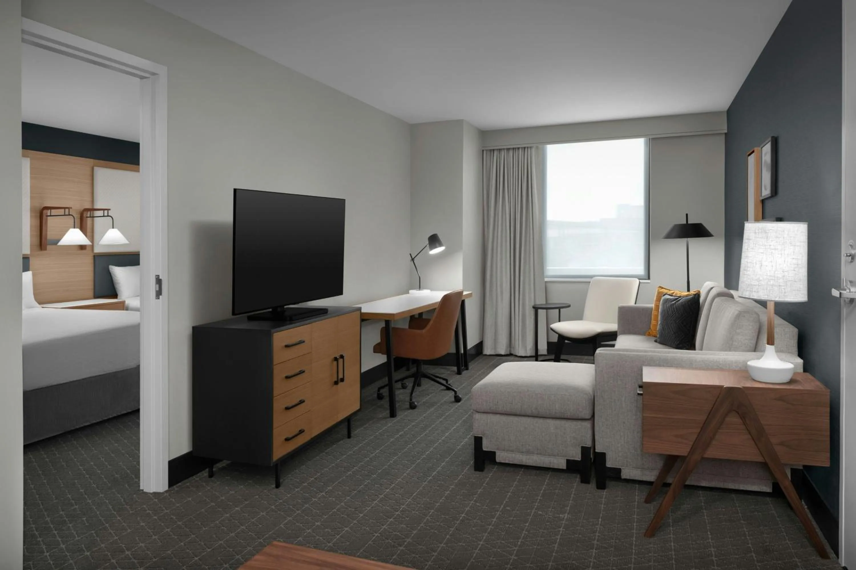 Bedroom, Bed in Residence Inn by Marriott Seattle Northgate Station