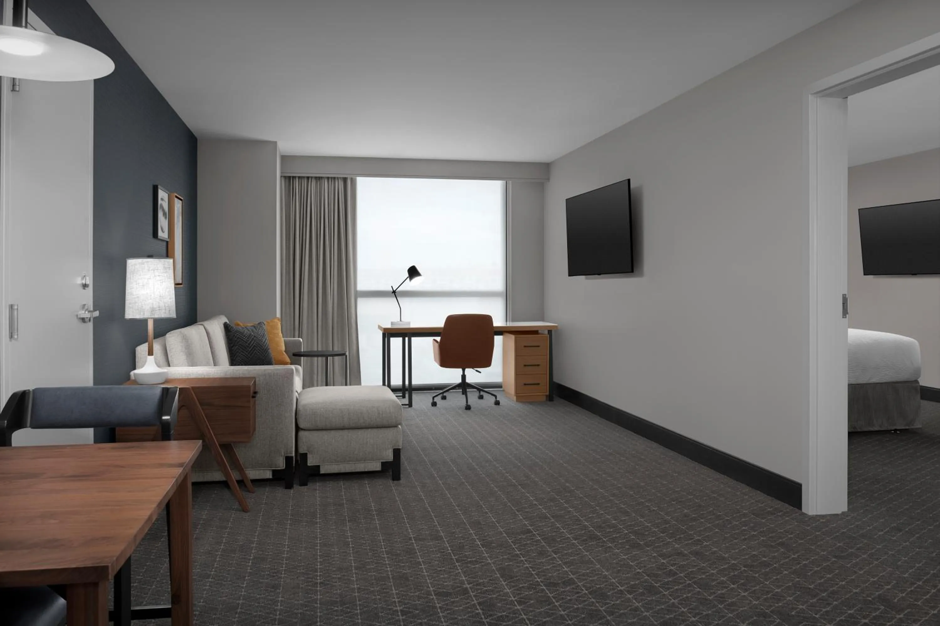 Living room in Residence Inn by Marriott Seattle Northgate Station