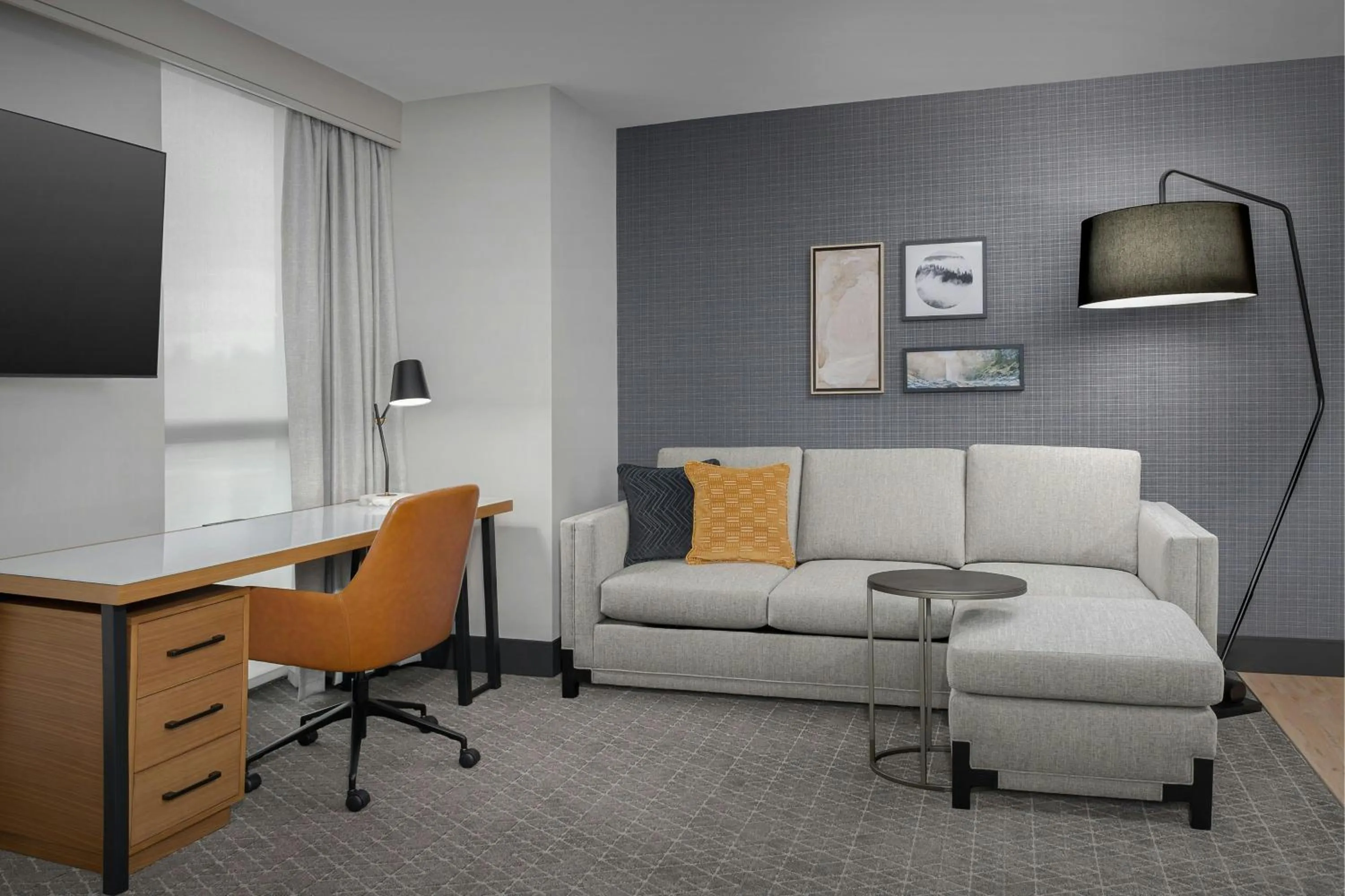 Living room in Residence Inn by Marriott Seattle Northgate Station