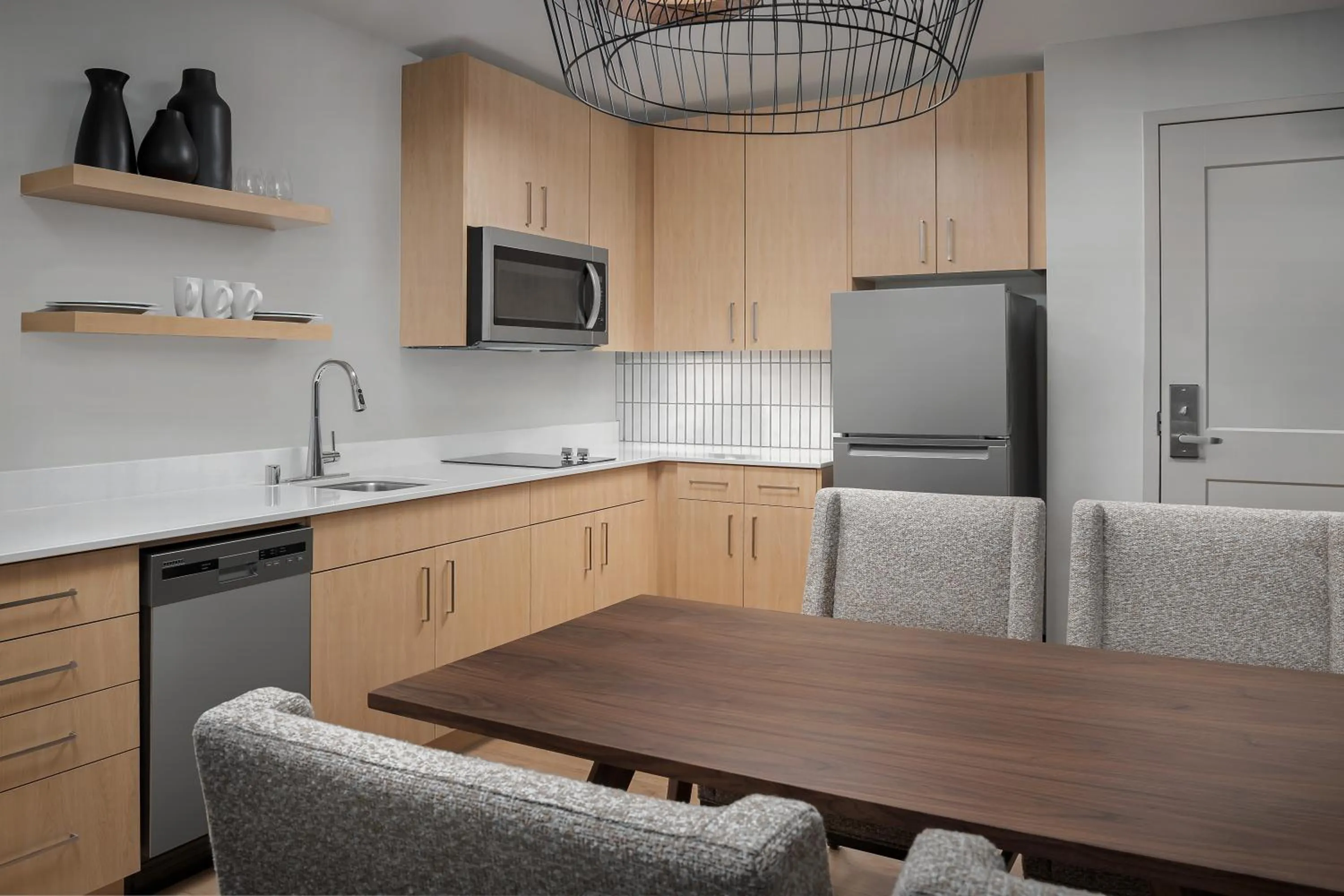 kitchen in Residence Inn by Marriott Seattle Northgate Station