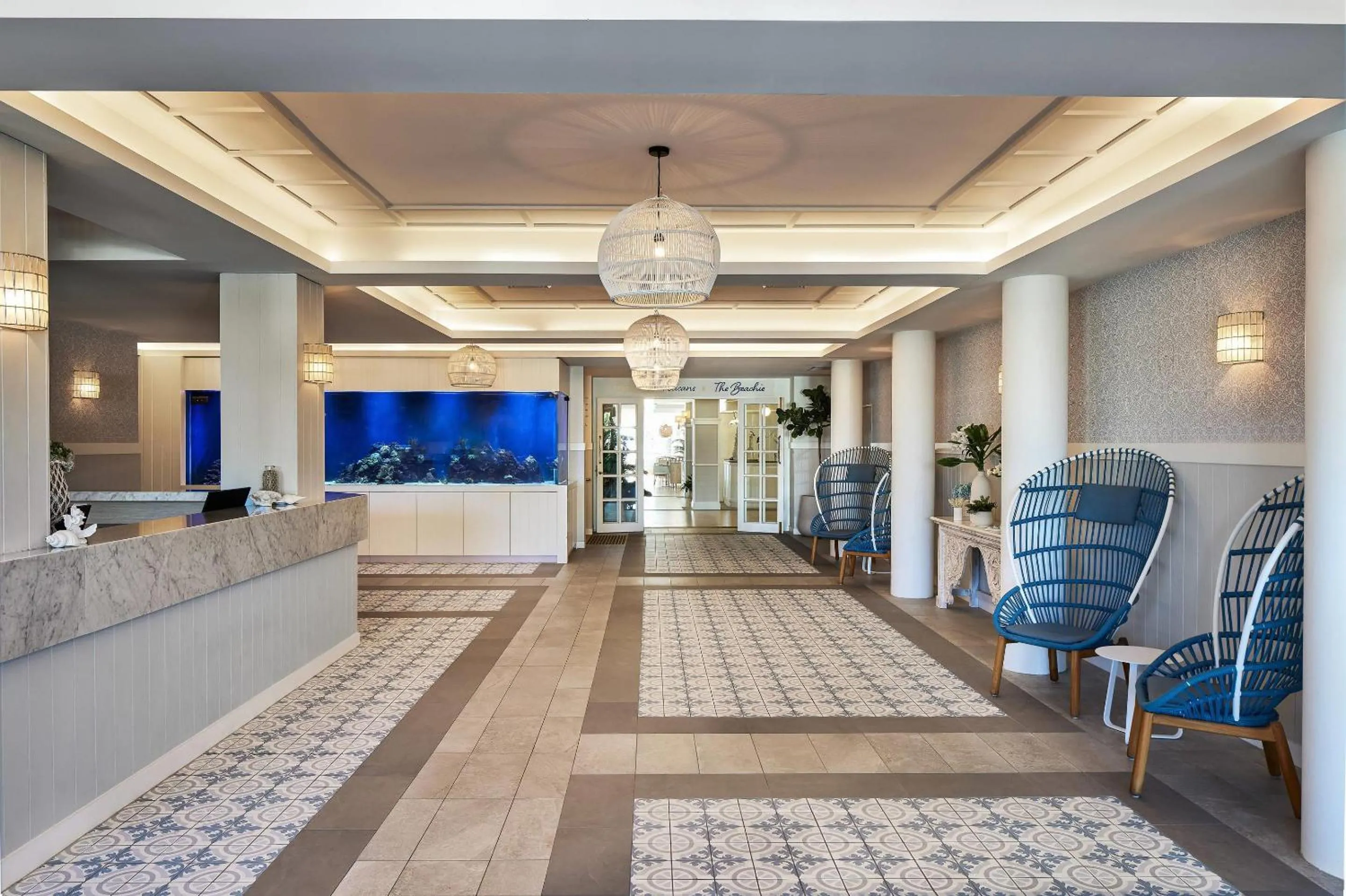 Lobby or reception in The Beachcomber Hotel & Resort, an Ascend Collection Resort