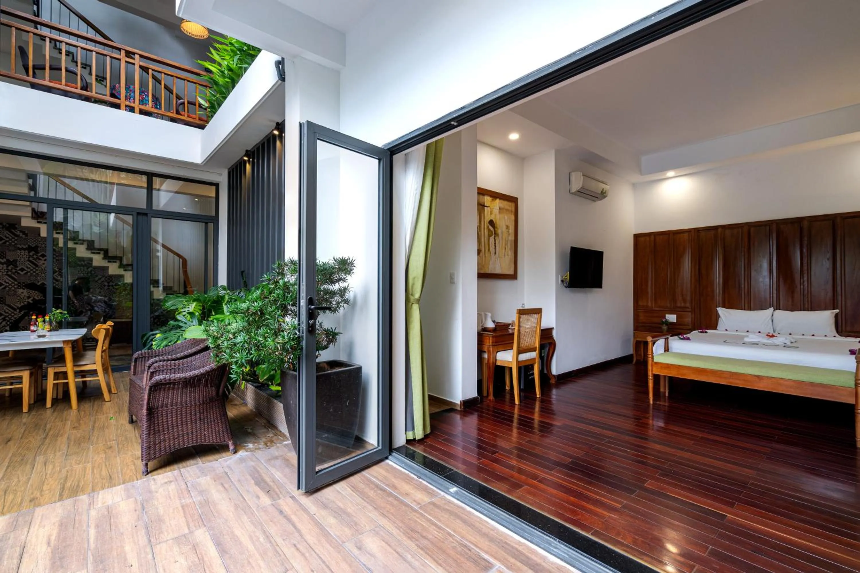 Bed in Palm Riverside Boutique