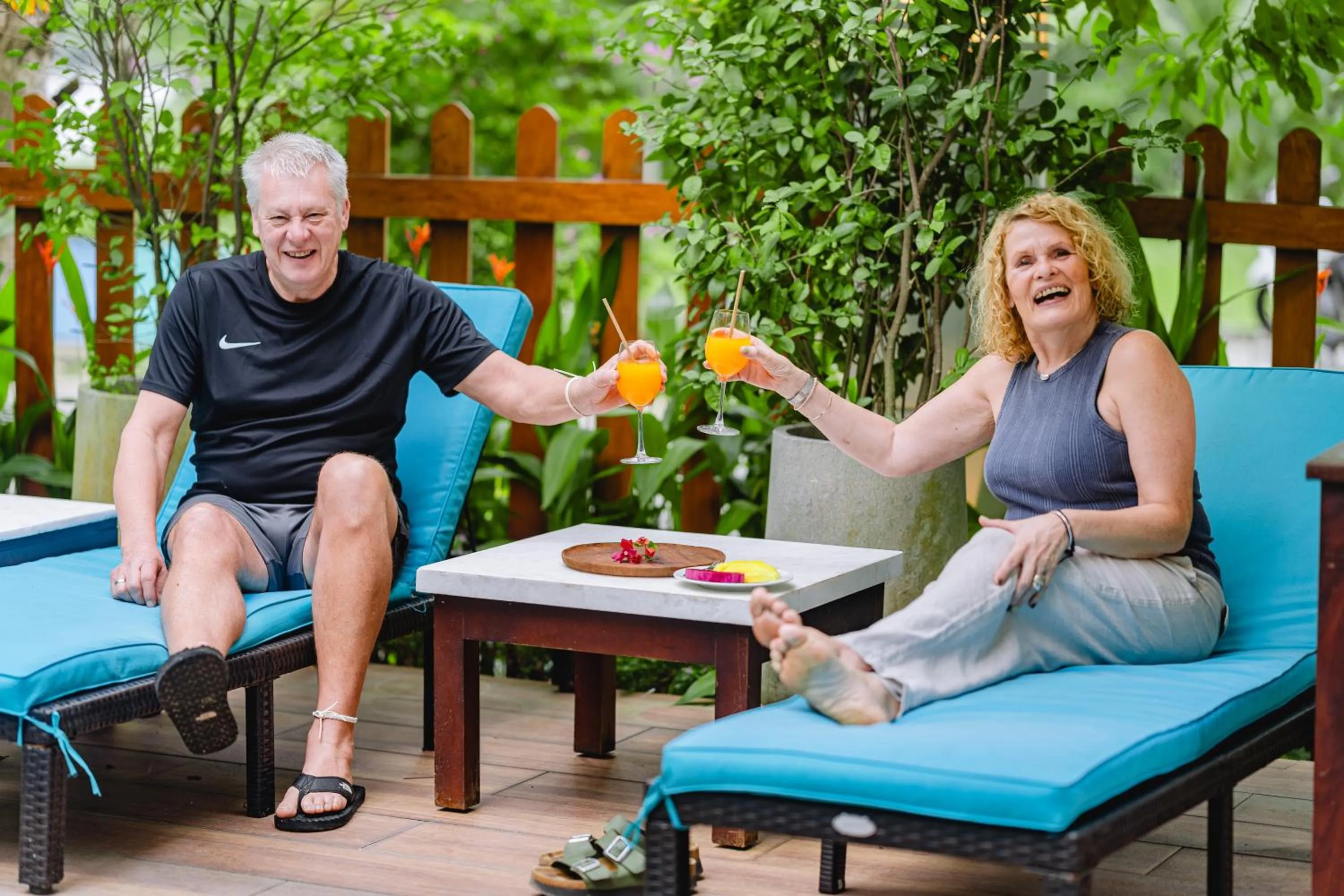 Patio in Palm Riverside Boutique