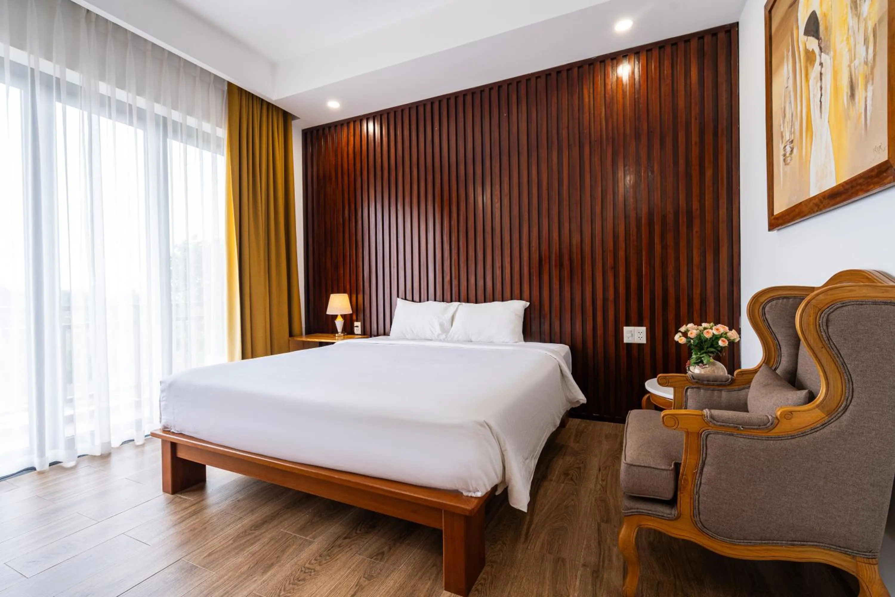 Bed in Palm Riverside Boutique