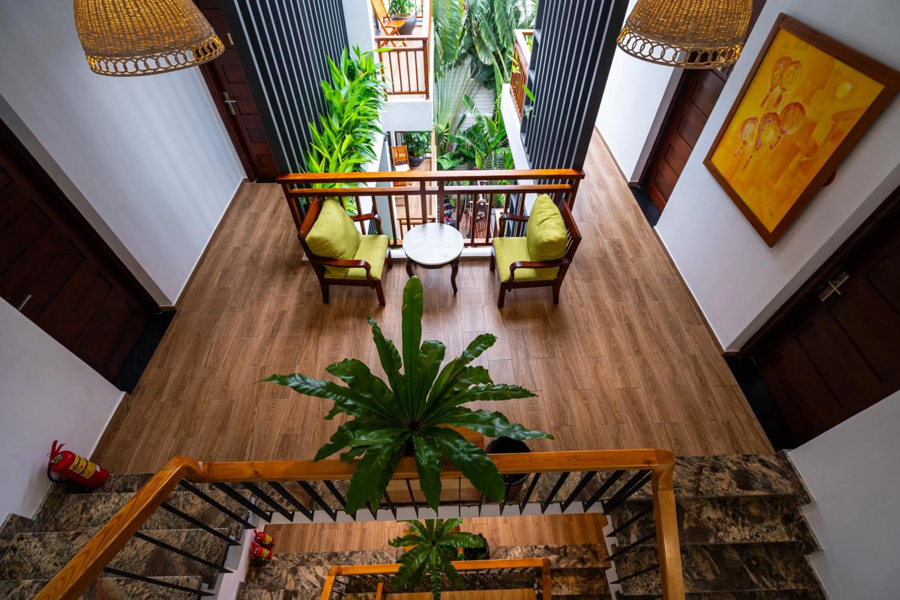 Living room in Palm Riverside Boutique