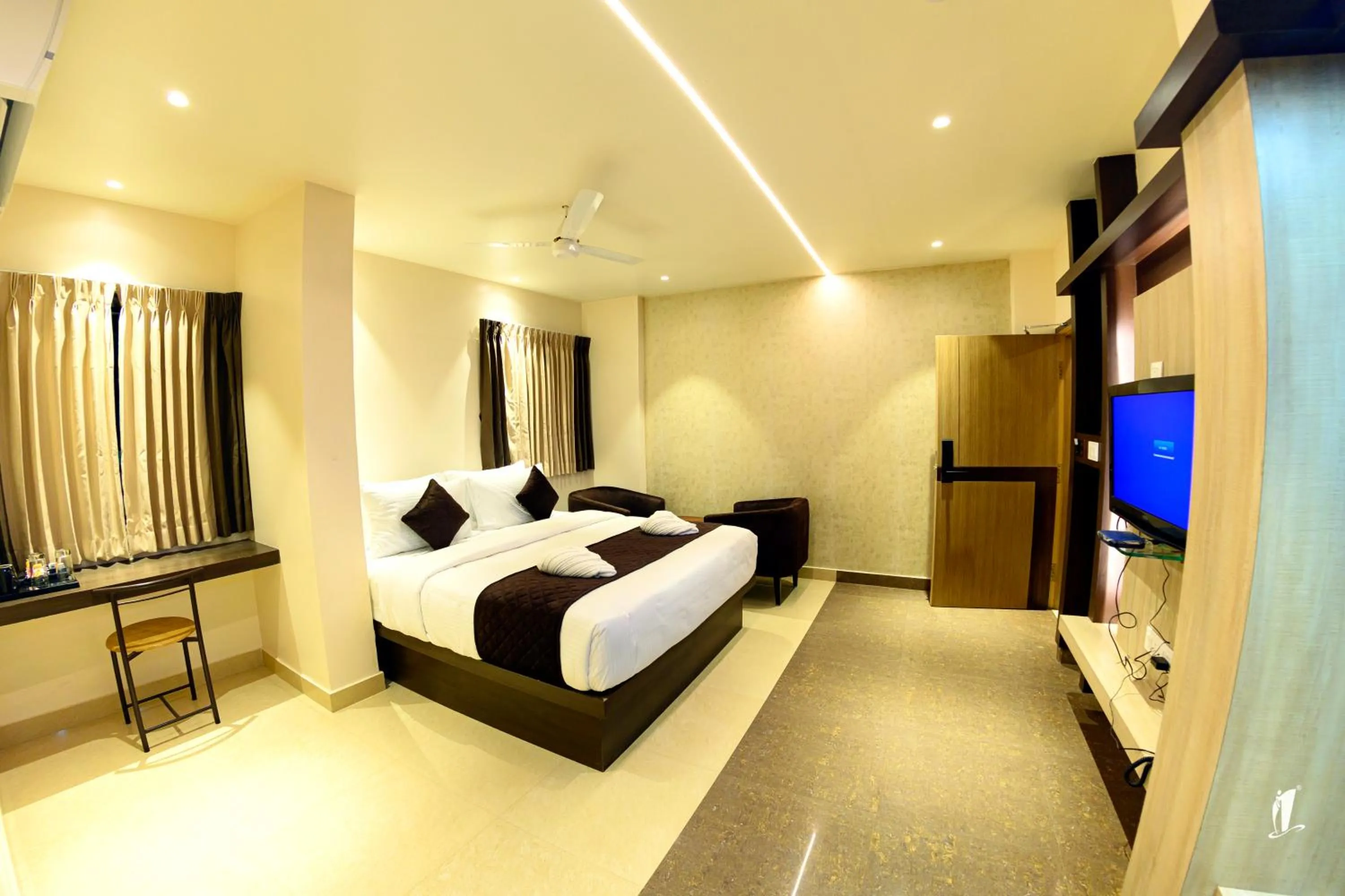 Bed in Srigandha Residency
