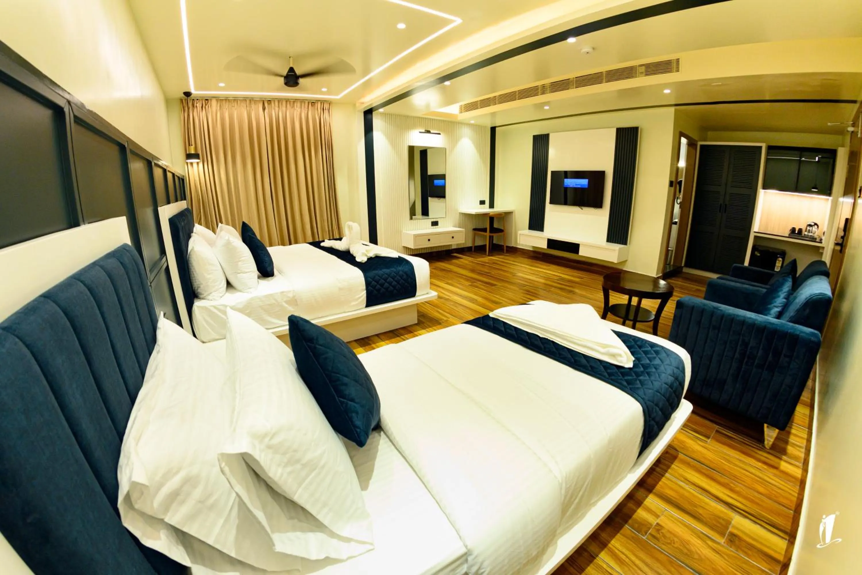 Bed in Srigandha Residency