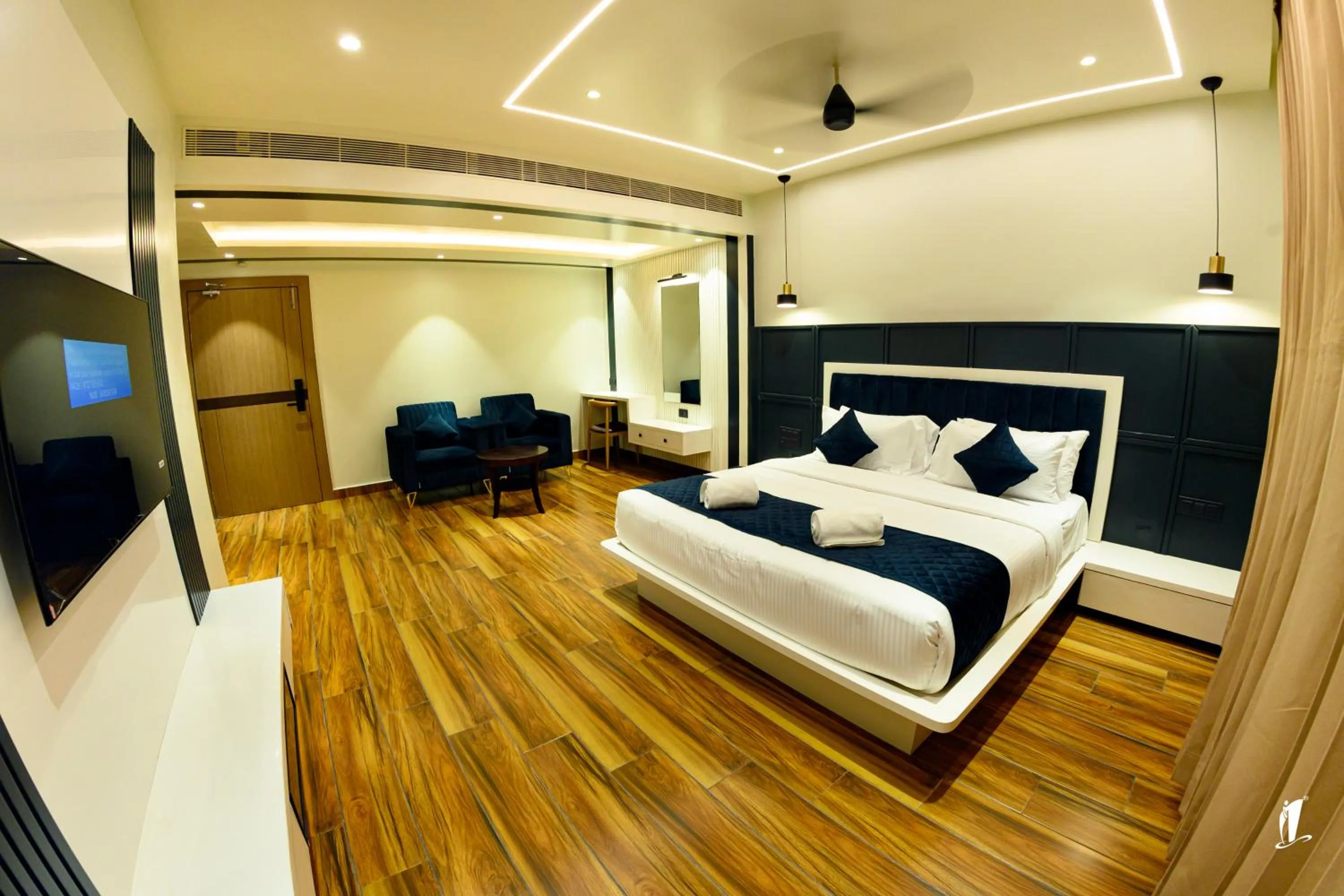 Bedroom, Bed in Srigandha Residency