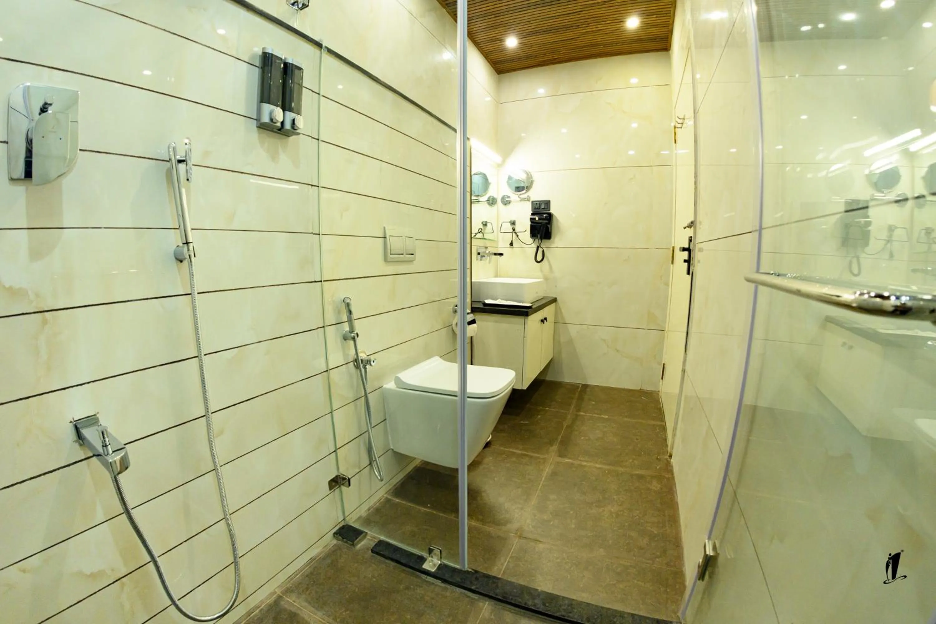 Shower in Srigandha Residency