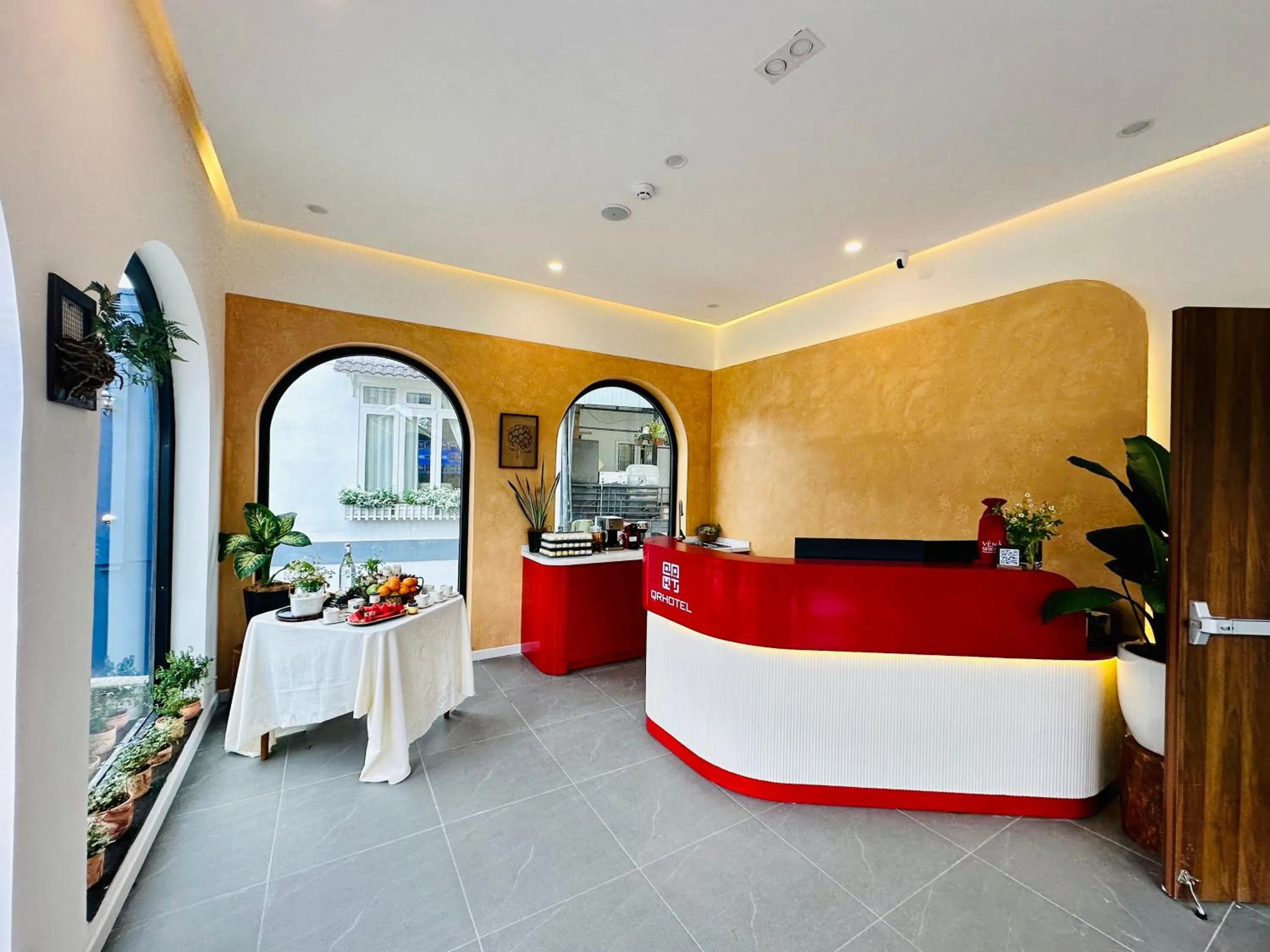 Lobby or reception in QR Hotel Dalat