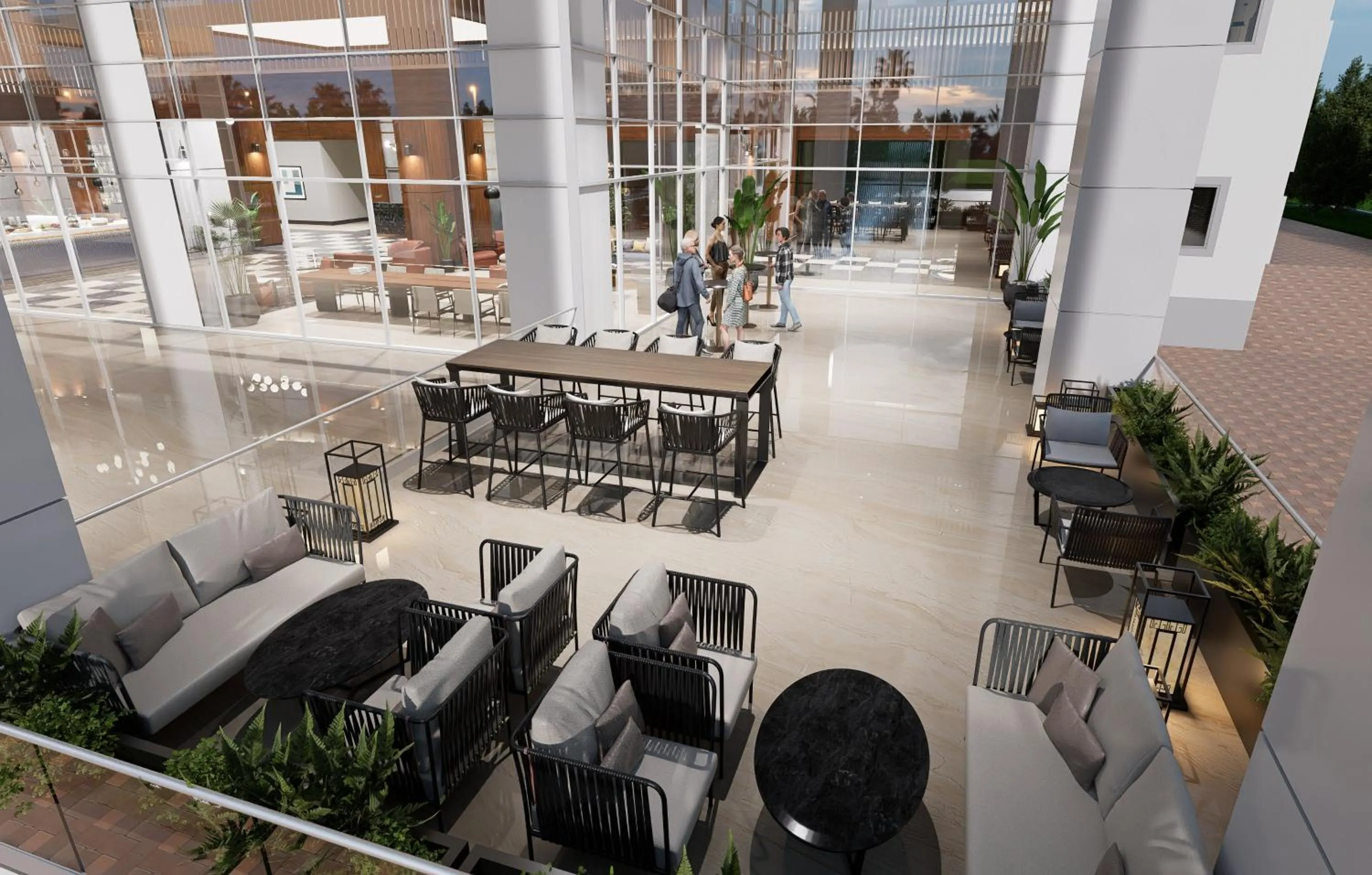 Balcony/Terrace in Crowne Plaza Istanbul - West