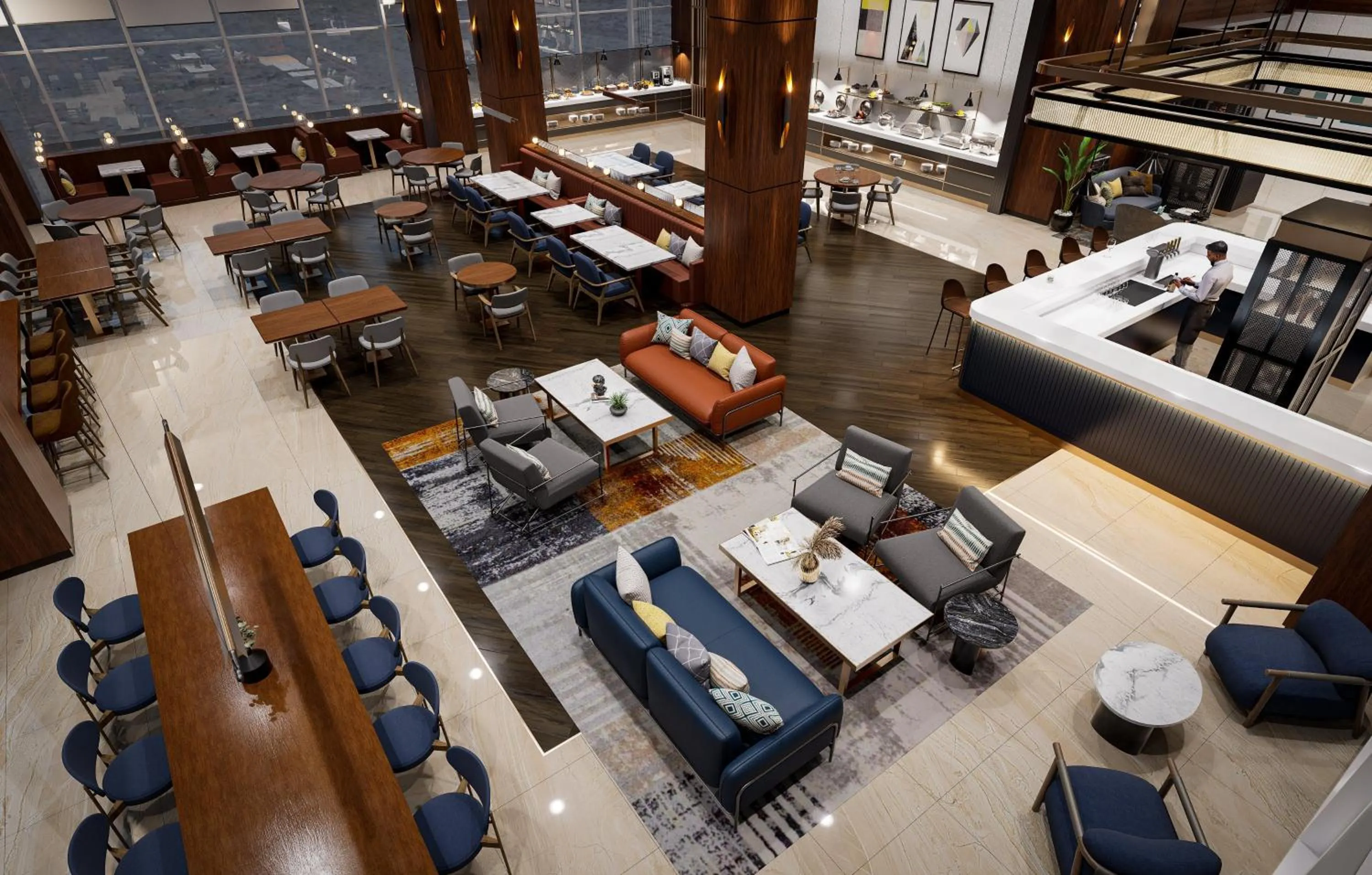 Restaurant/places to eat in Crowne Plaza Istanbul - West