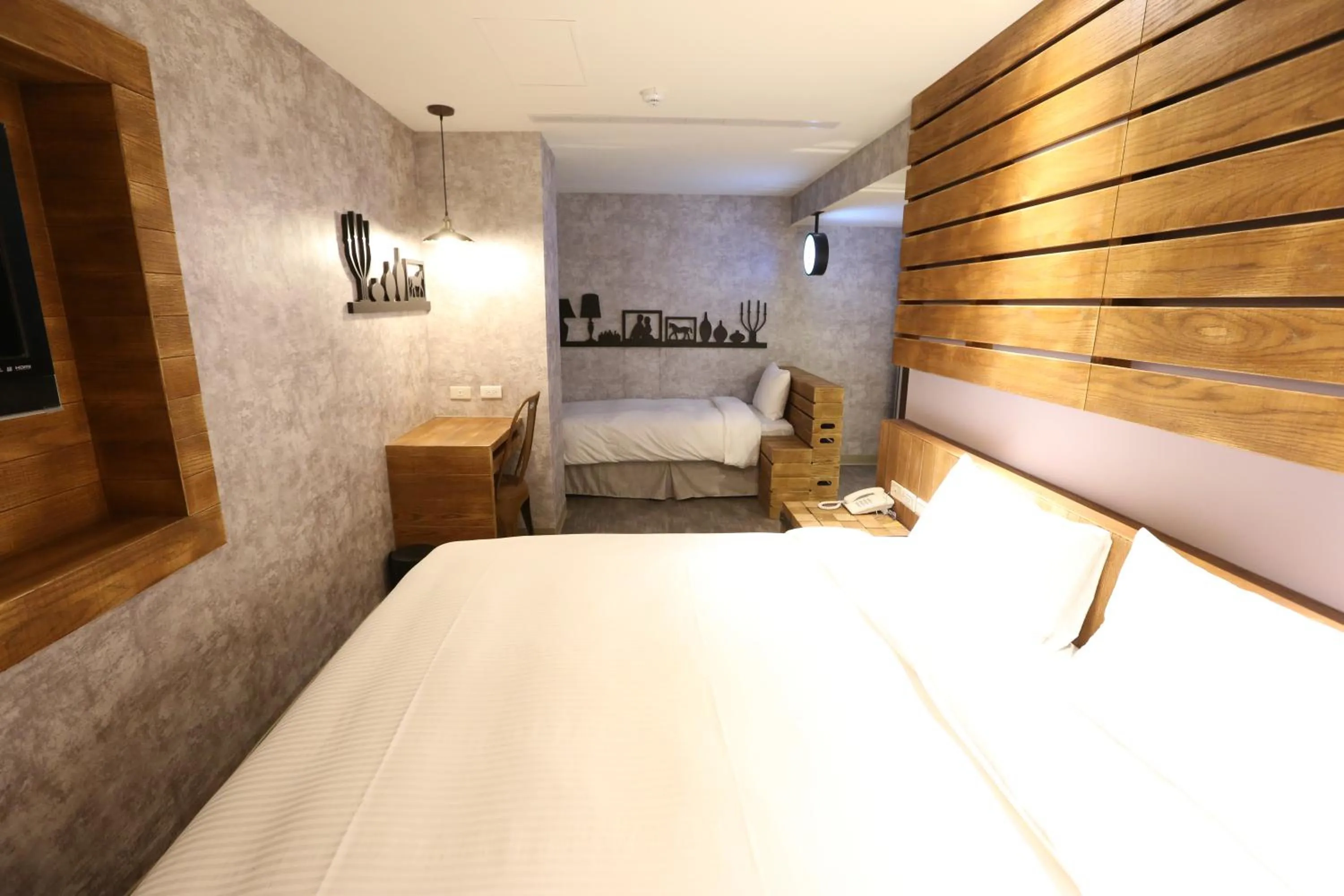 Photo of the whole room, Bed in Central Hotel