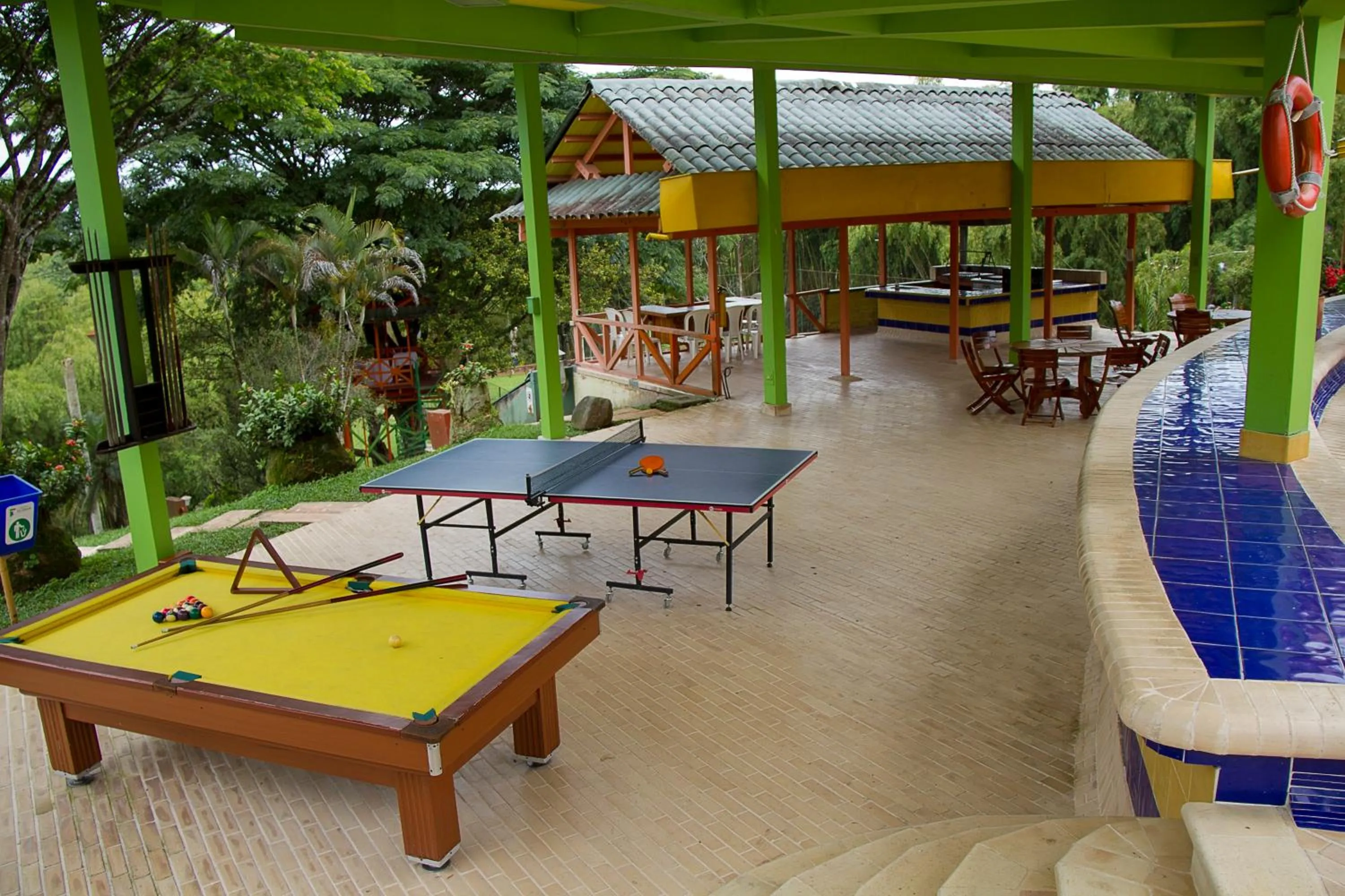 Billiard in Ecohotel La Casona Pereira