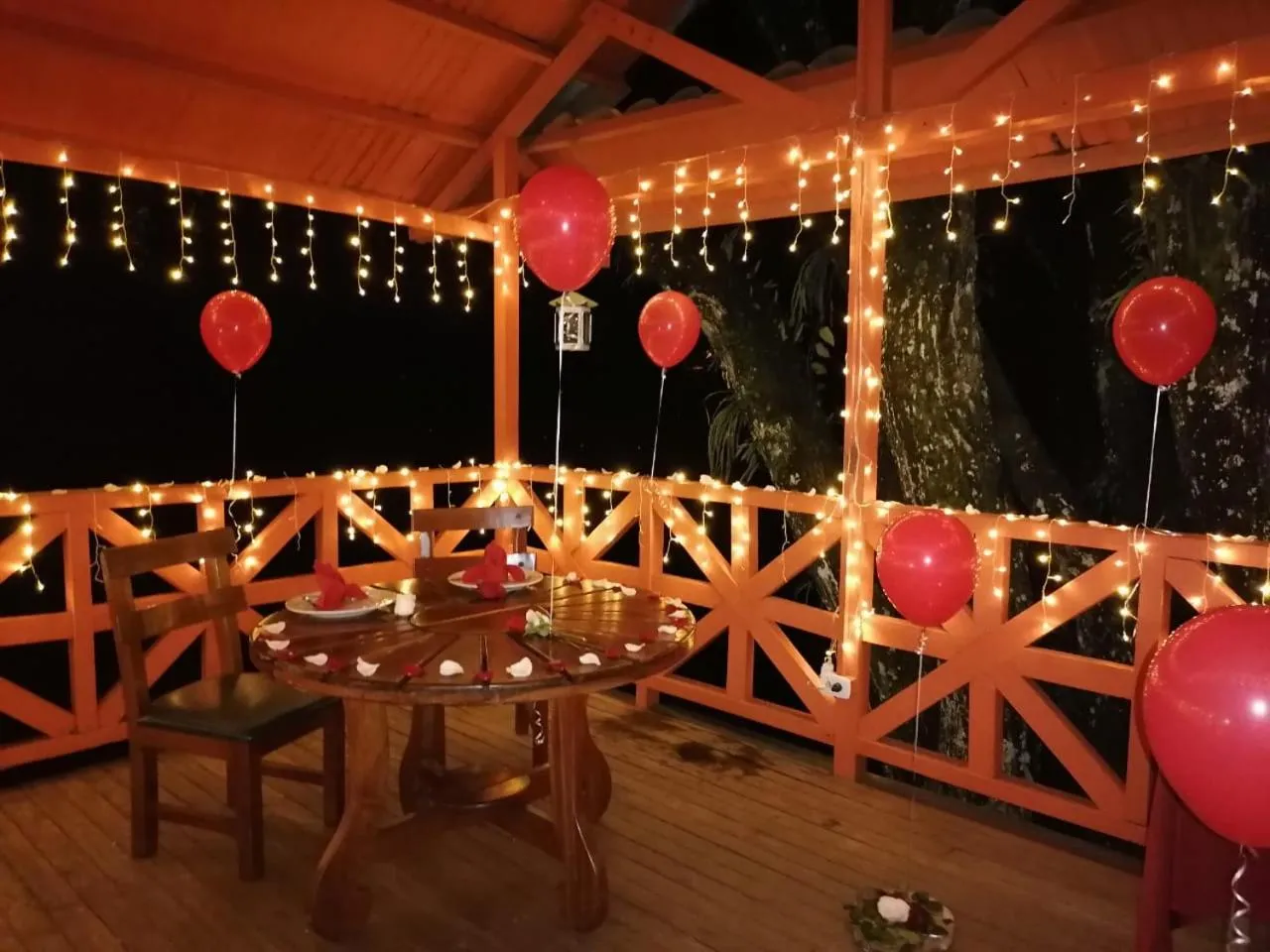 Dining area in Ecohotel La Casona Pereira