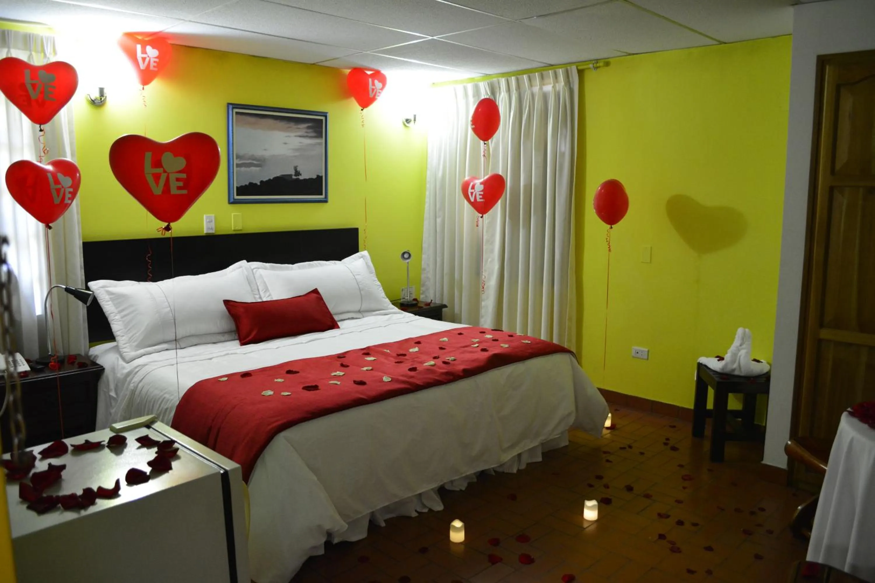 Bed in Ecohotel La Casona Pereira