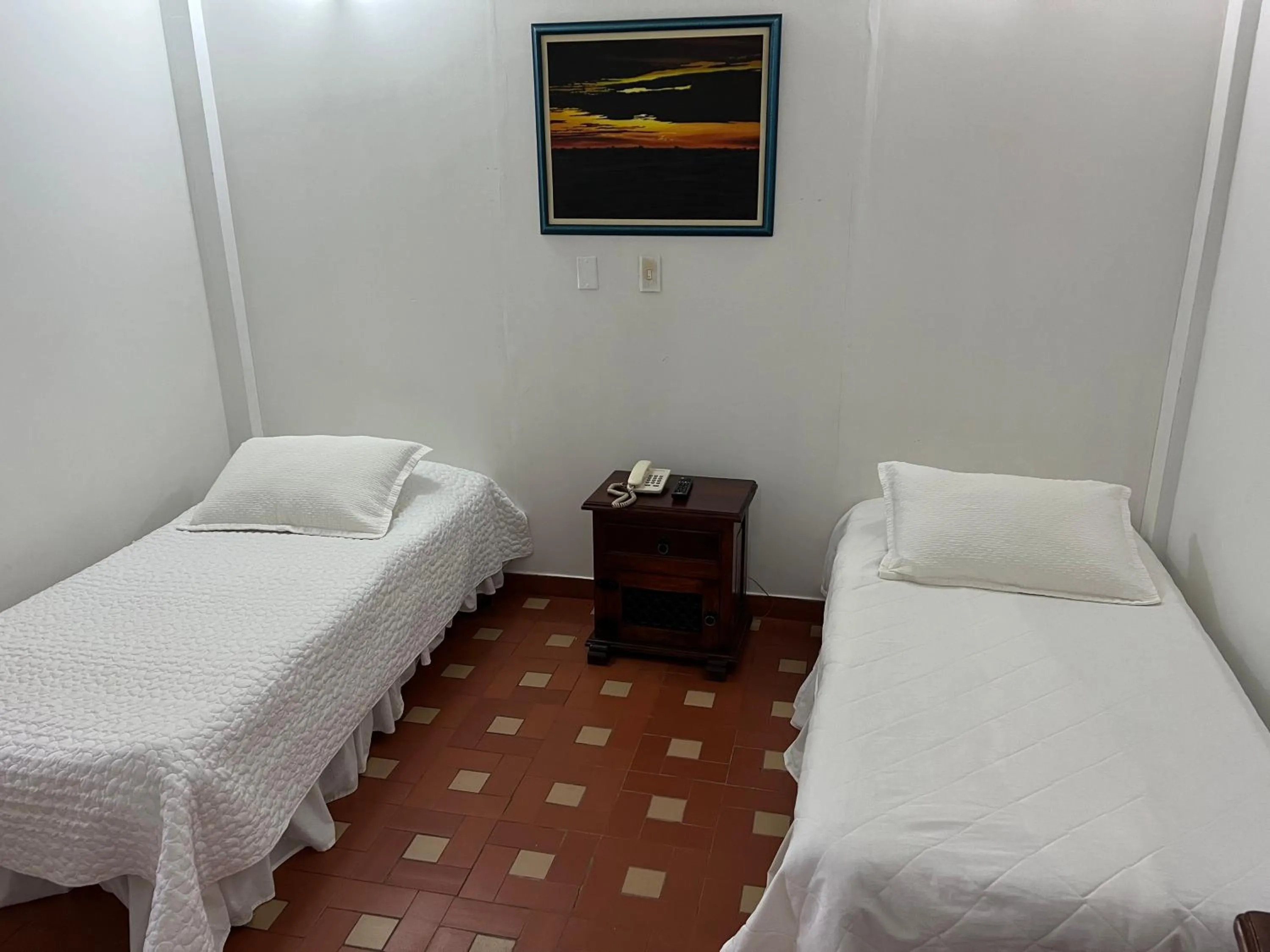 Bed in Ecohotel La Casona Pereira