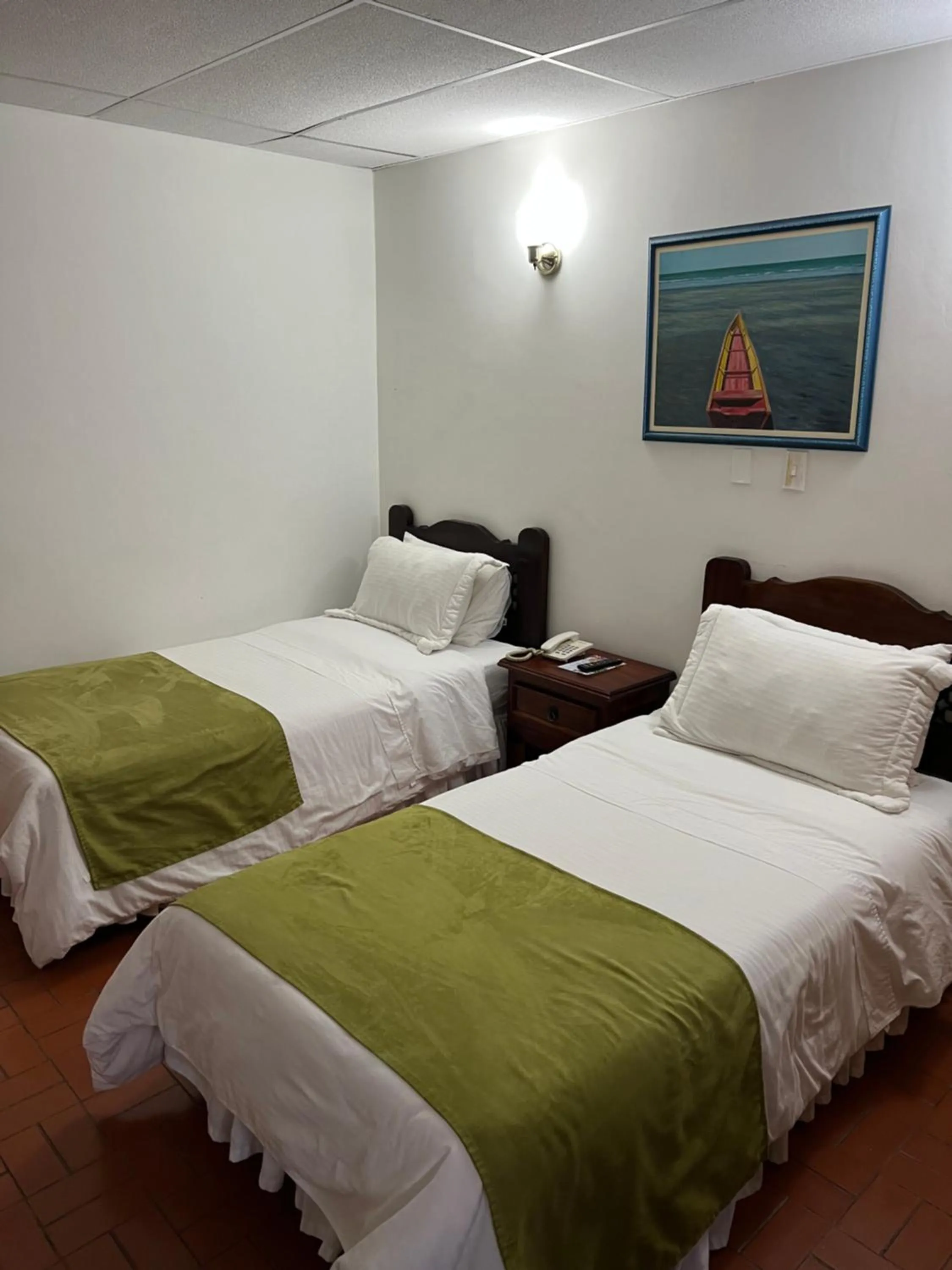 Bed in Ecohotel La Casona Pereira