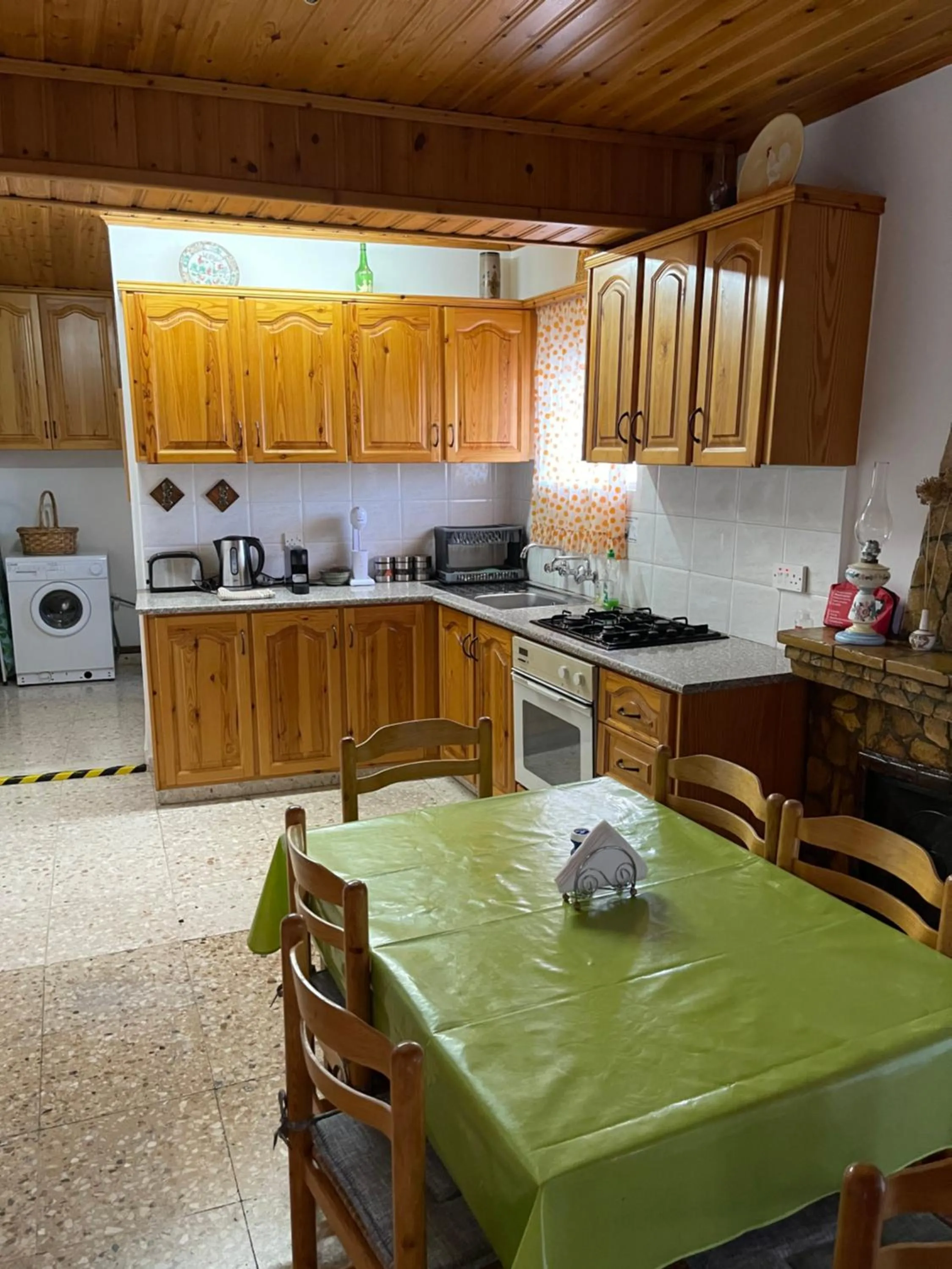 Communal kitchen in Omodos Village Houses