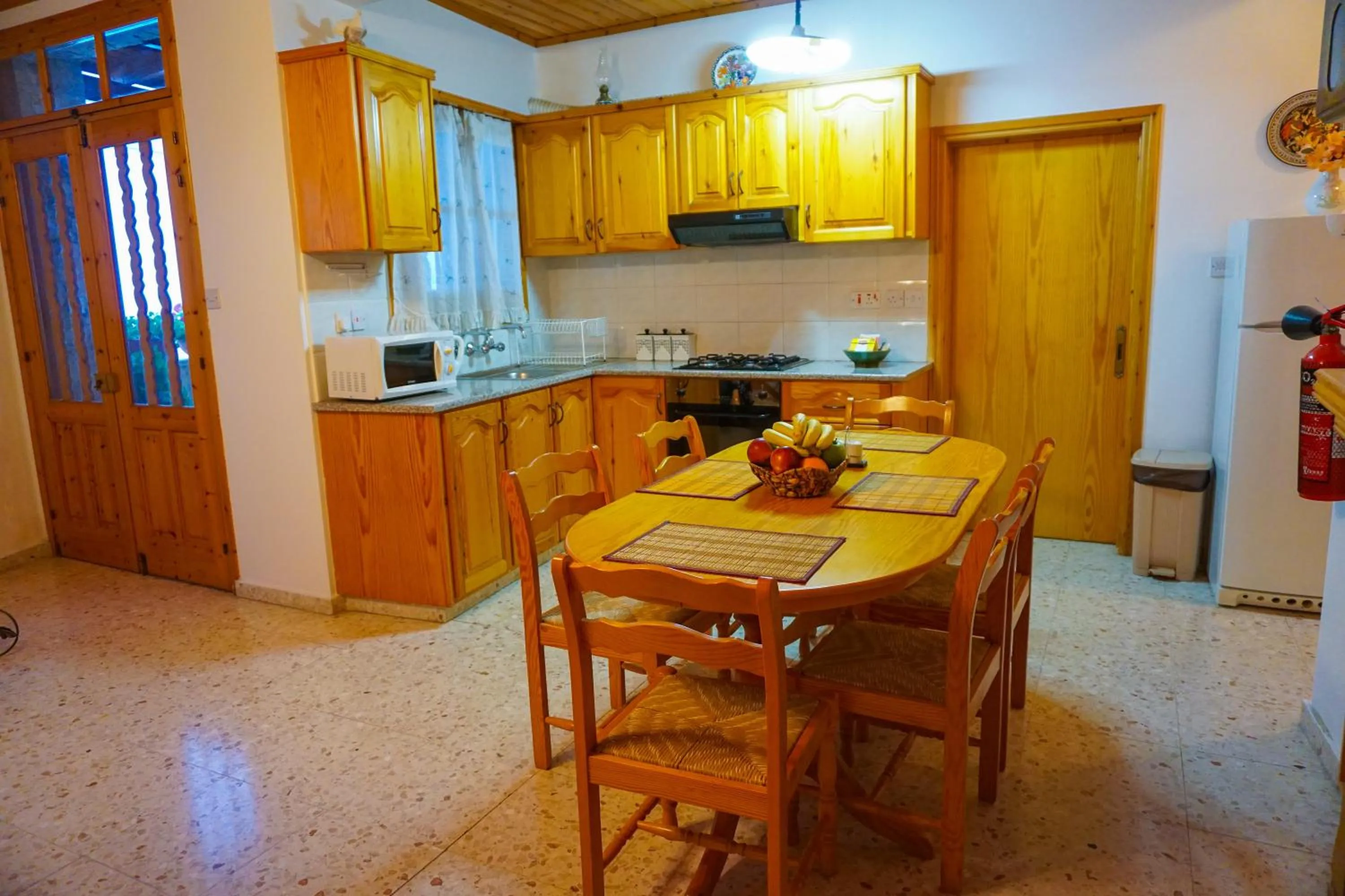 Dining area in Omodos Village Houses