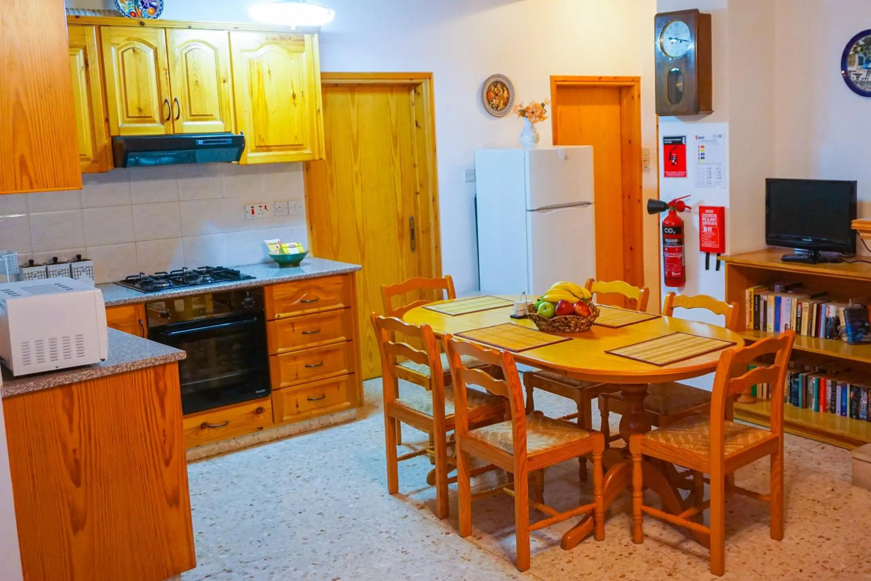 Dining area in Omodos Village Houses