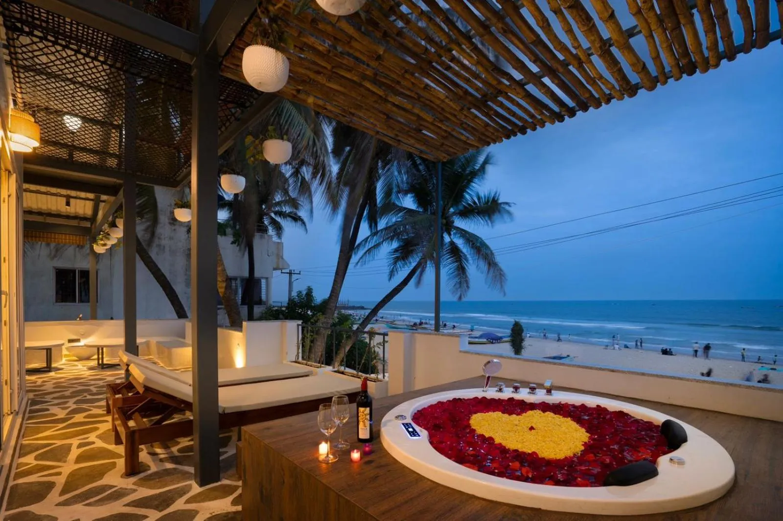 Night in Sea Gadabout Beach Villa